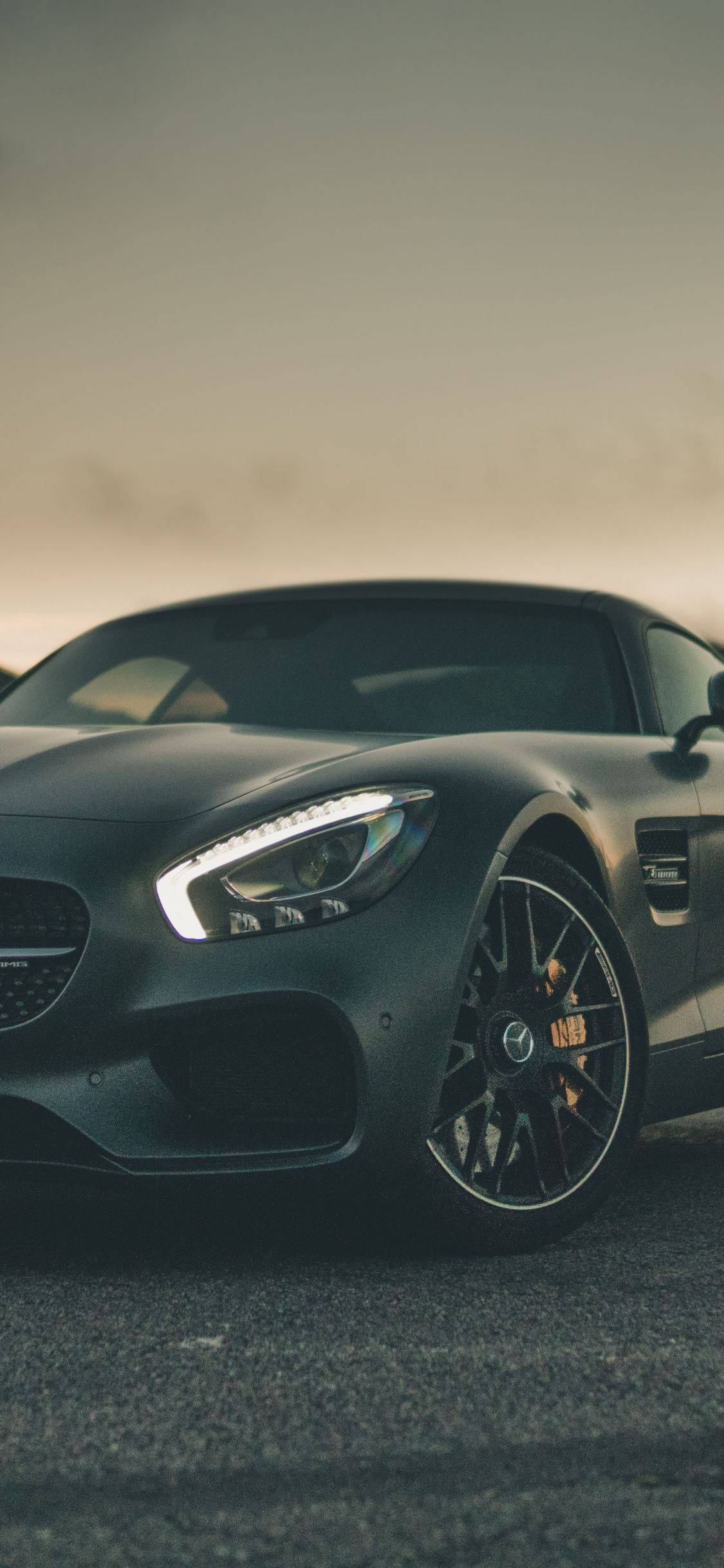 Бампер Mercedes iPhone X Обои