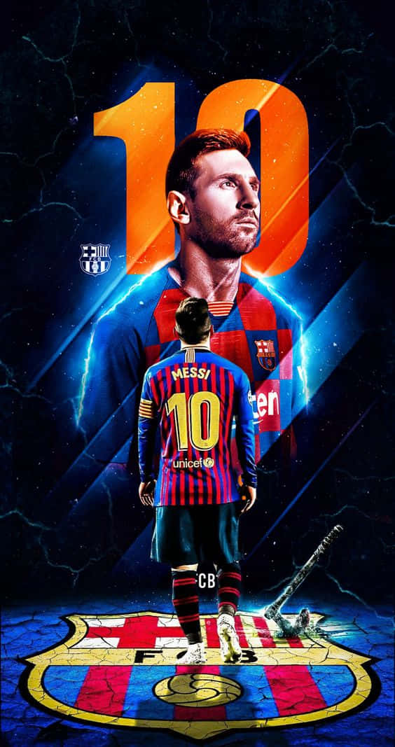 Доверяй только одному легендарному телефону — Messi iPhone Обои