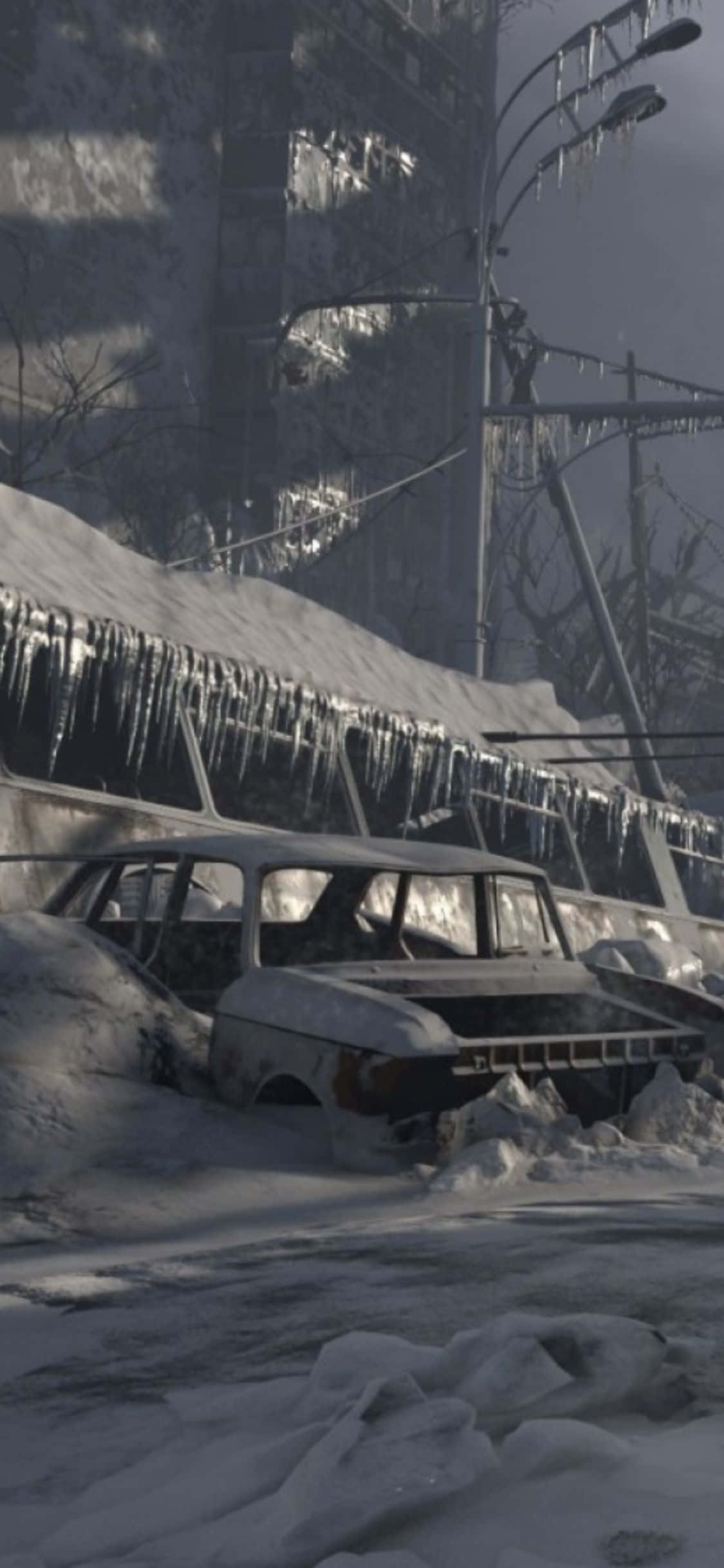 Испытайте азарт Metro Exodus на iPhone X Обои
