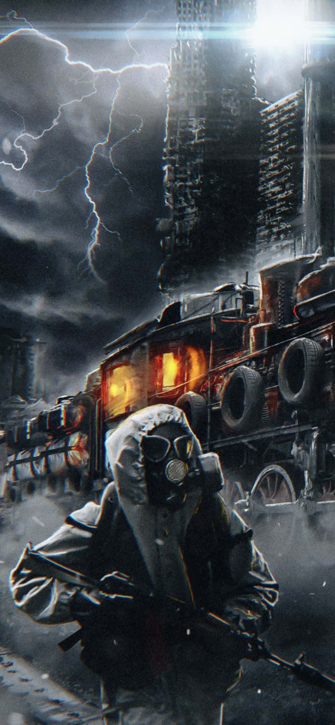 Таинственный мир ждёт вас в Metro Exodus для iPhone X Обои