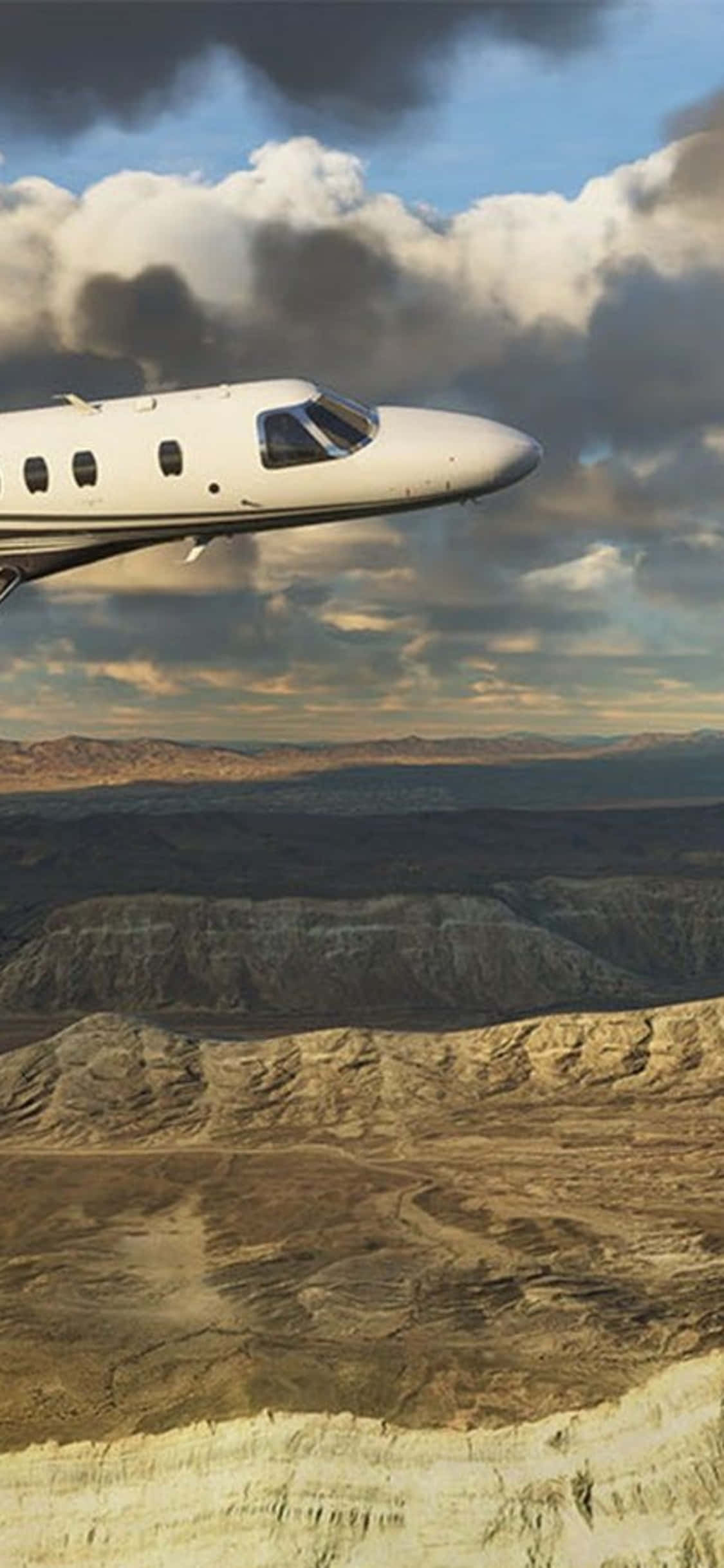 Взлетите высоко с Microsoft Flight Simulator на iPhone XS! Обои