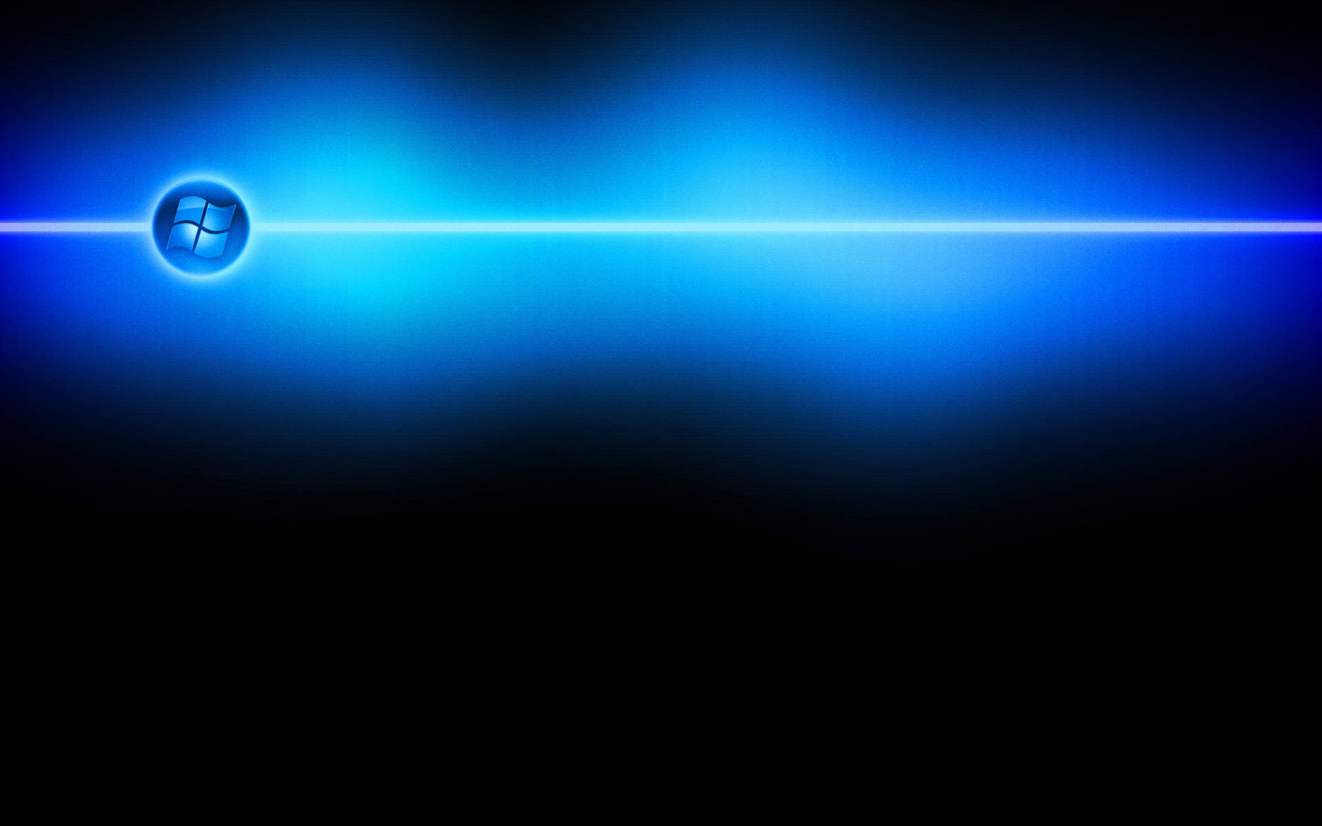 Крутой синий логотип Microsoft Обои
