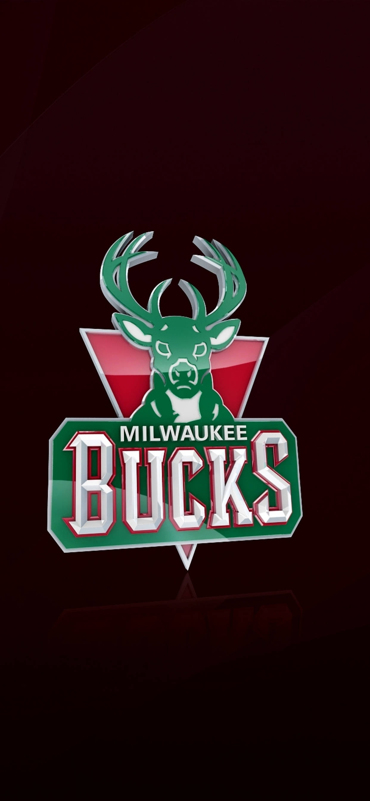 Milwaukee Bucks в темно-красном Обои