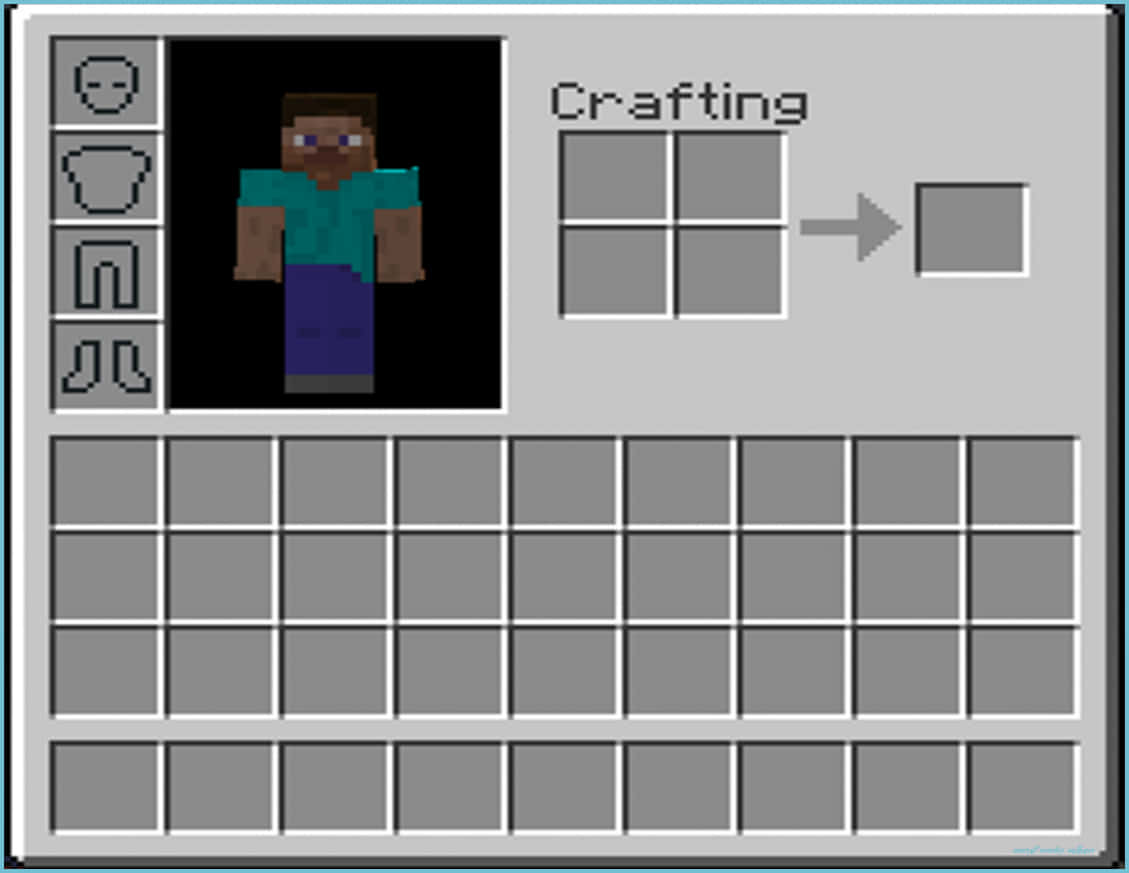 Инвентарь крафта в Minecraft Обои