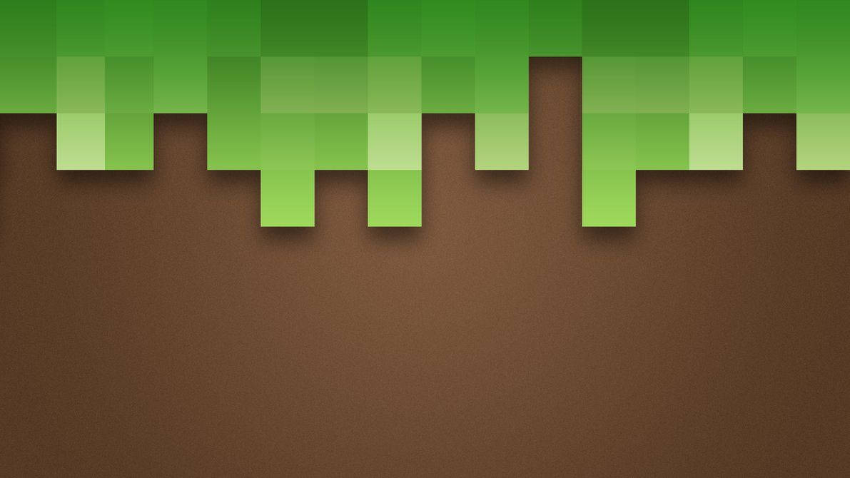 Яркое и живое пиксельное искусство из популярной игры Minecraft Обои