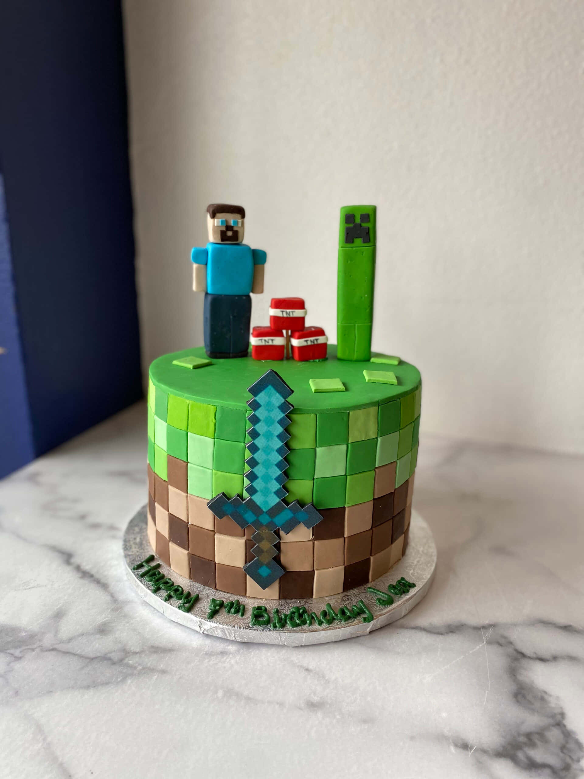 Разнообразие уникальных тортов Minecraft для любого праздника Обои