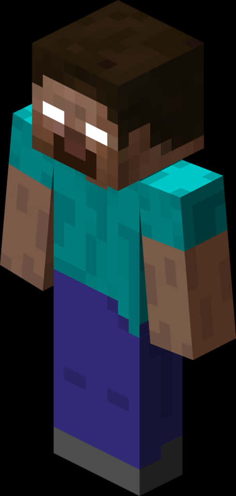 Персонаж Херобрин из Minecraft Обои