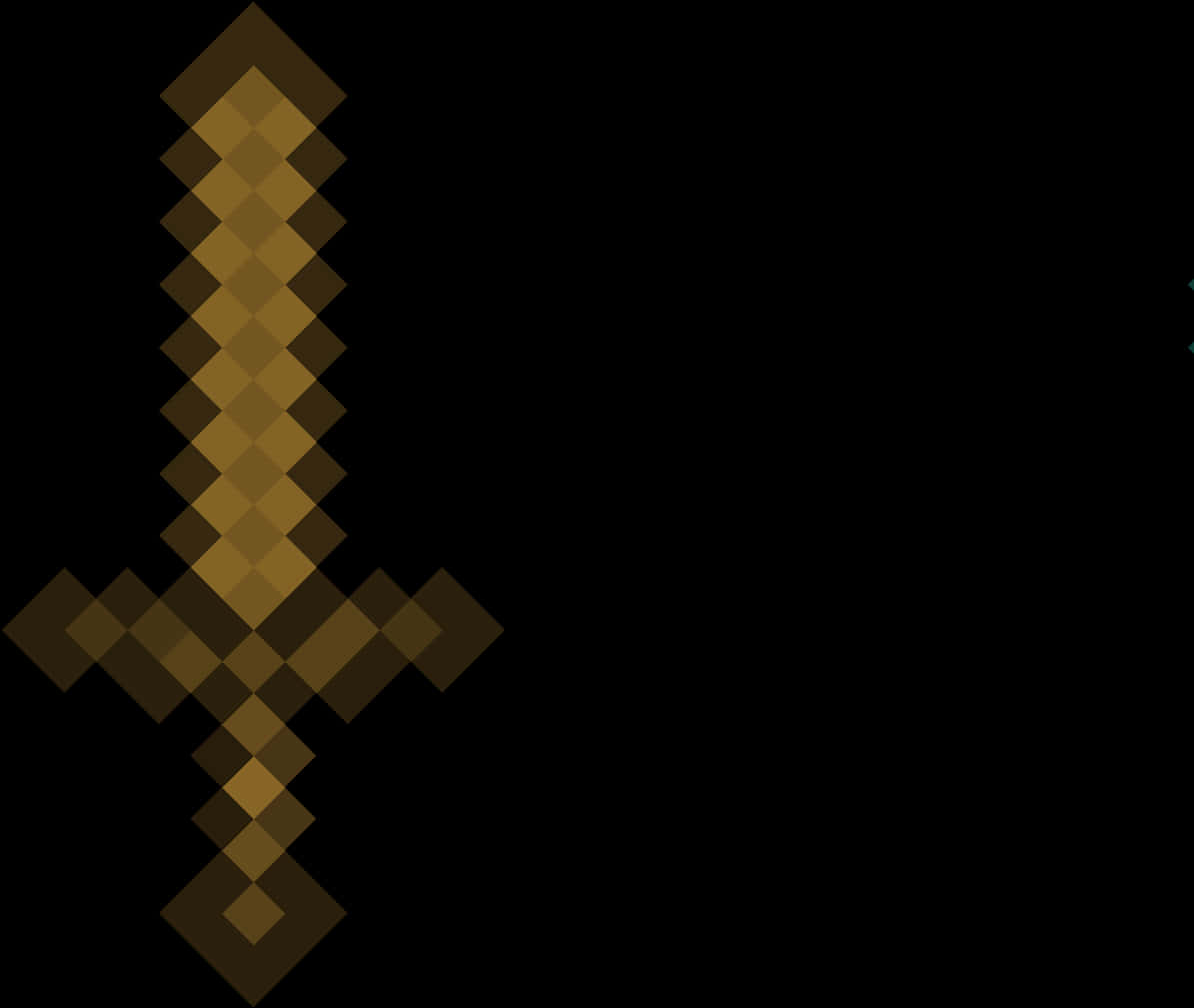 Золотой меч Minecraft Обои