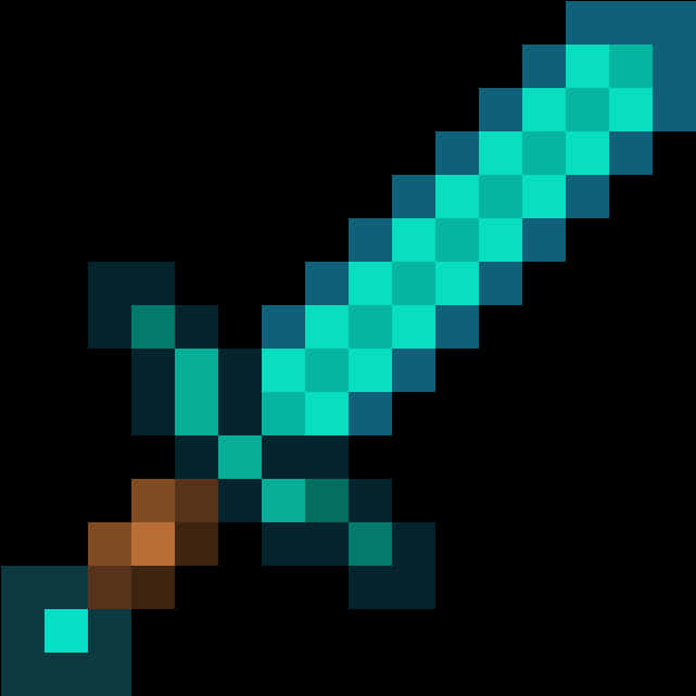 Иконка алмазного меча Minecraft Обои
