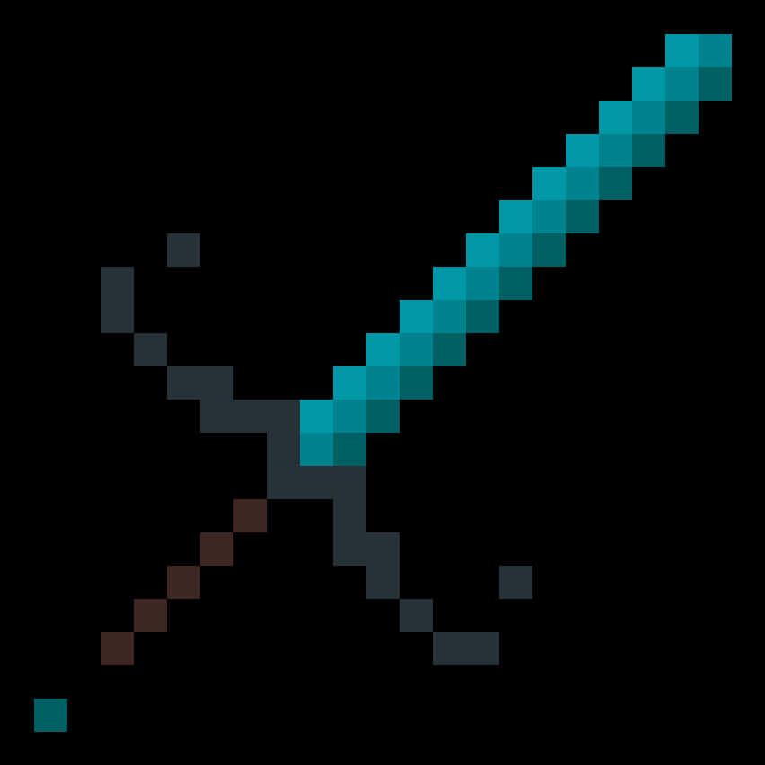 Алмазный меч Minecraft Обои
