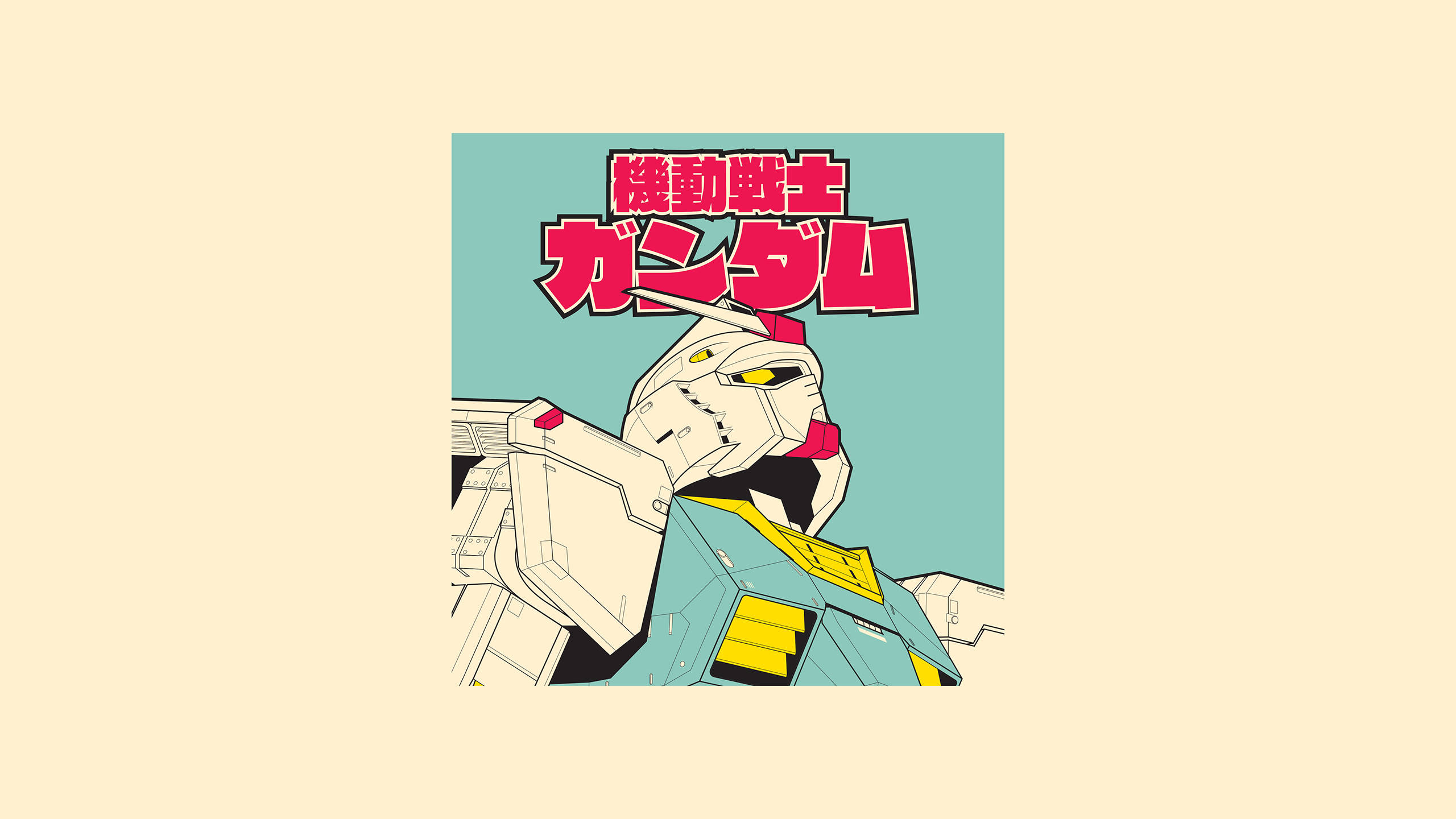 Эстетичное искусство Mobile Suit Gundam Обои