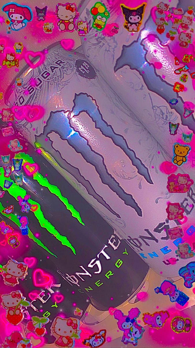 Эстетика инди-кида Monster Energy Drink Обои