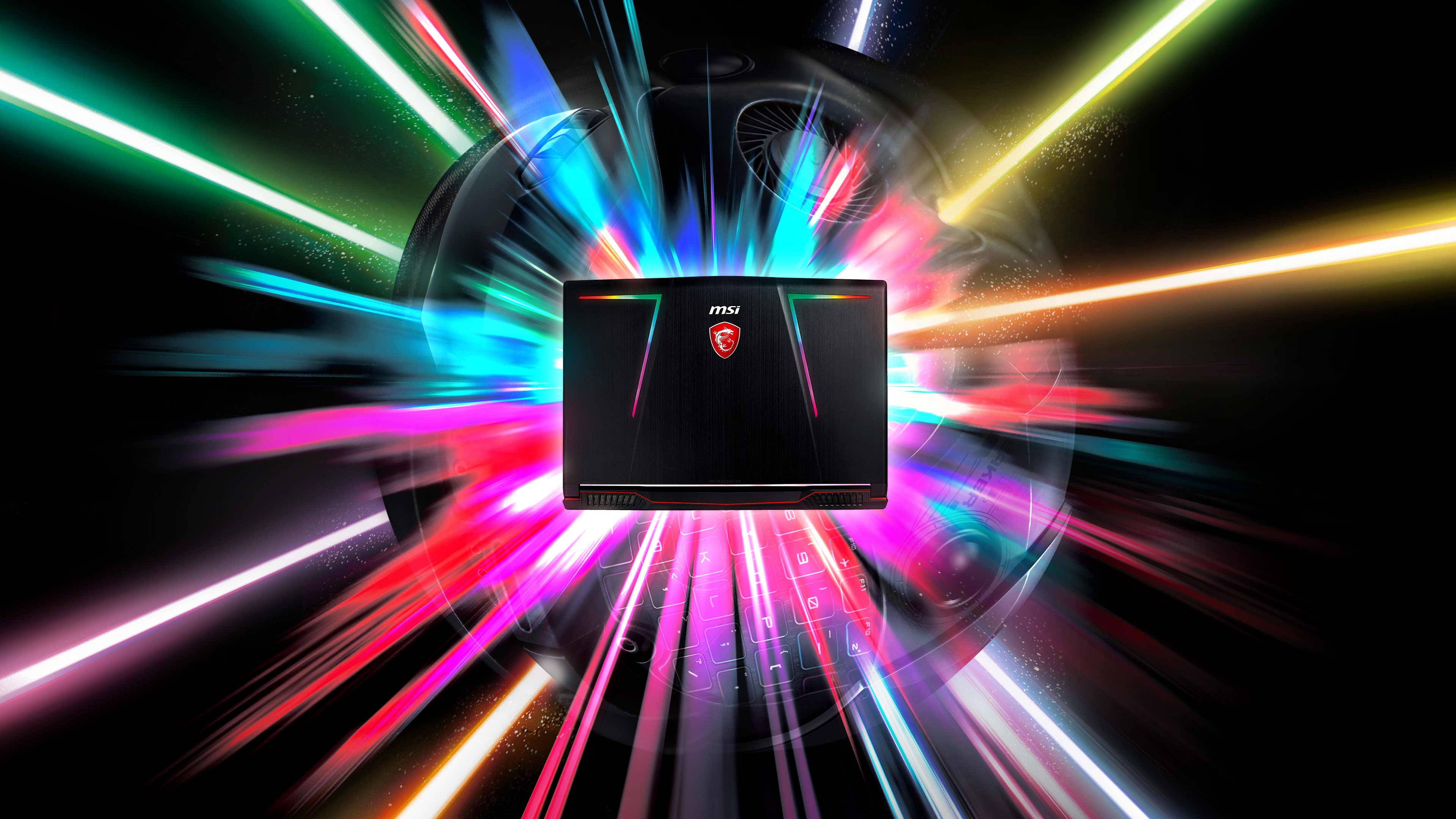 MSI Ноутбук RGB 4K Обои