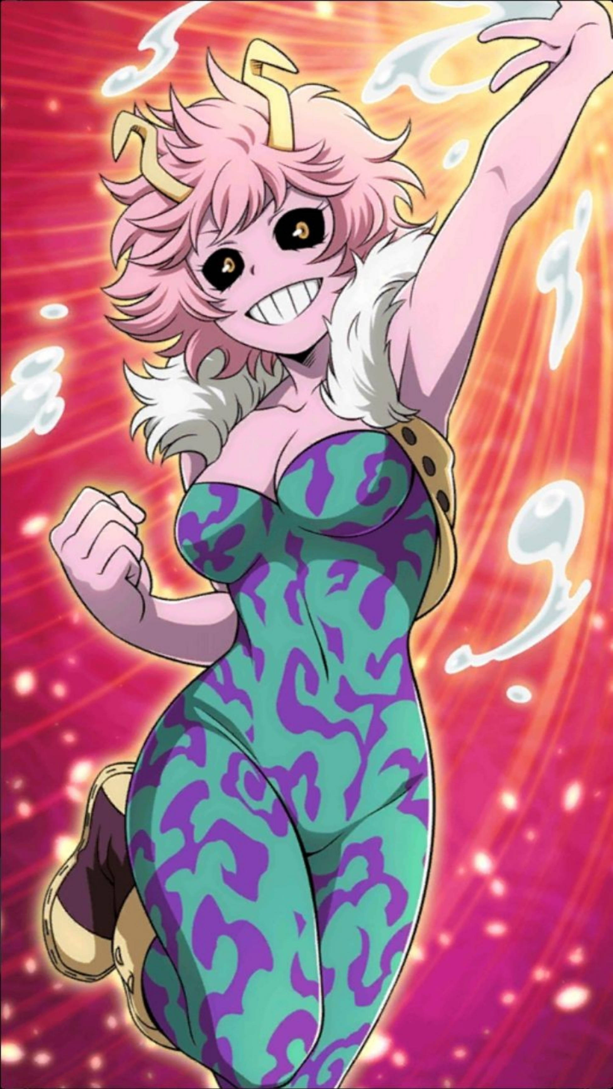 Мина Ашидо My Hero Academia iPhone Обои
