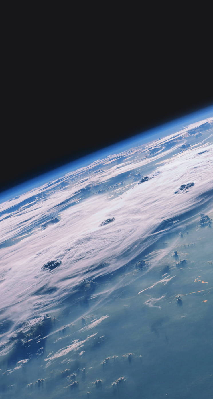 Шторм из космоса NASA для iPhone Обои