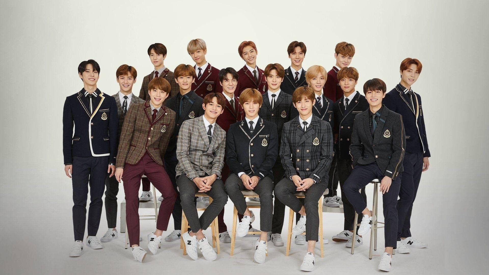 NCT Компьютерная Школьная Форма Обои