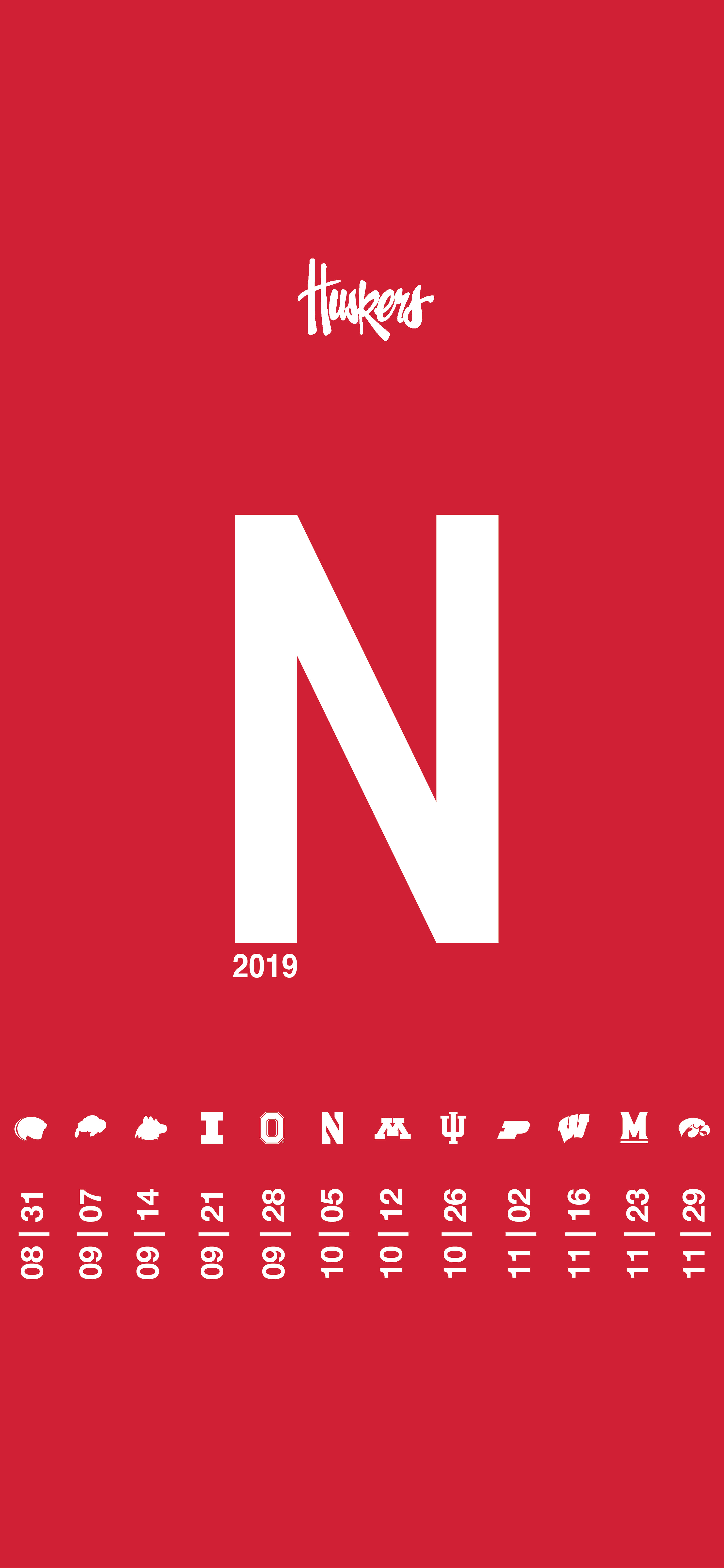 Гордые фанаты Nebraska Huskers Обои