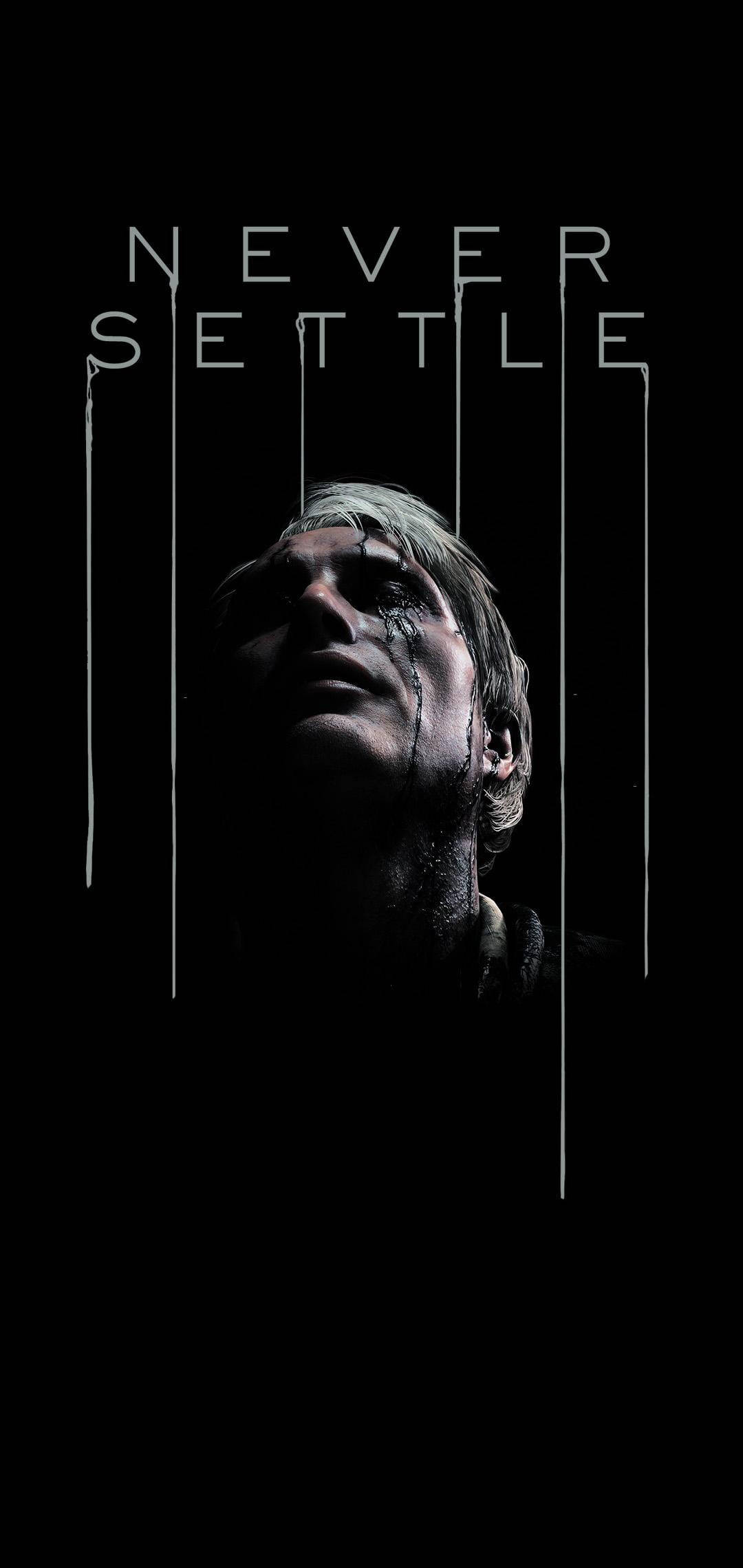 Never Settle Death Stranding Обои