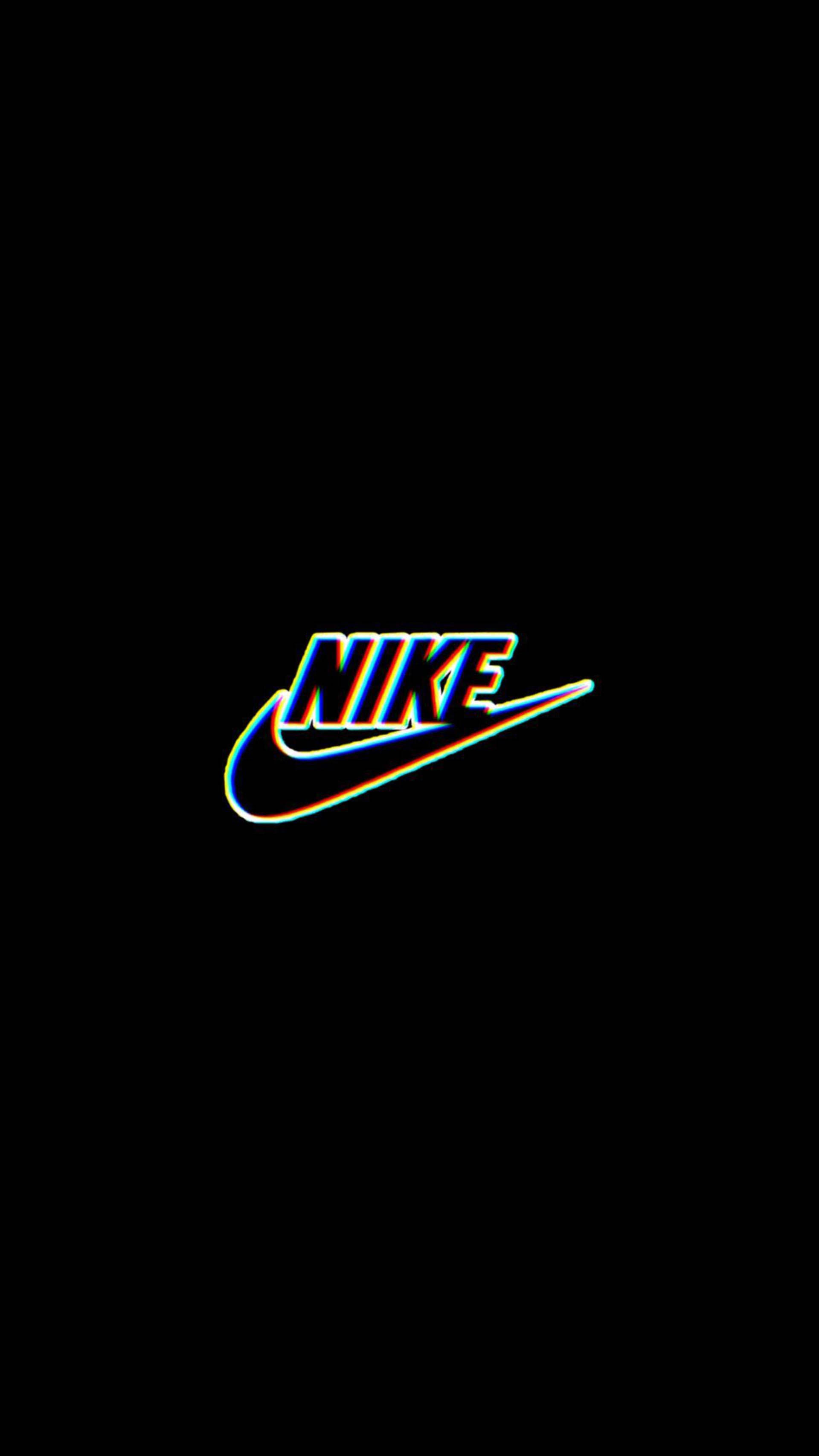 Триповый темный эстетичный логотип Nike Обои