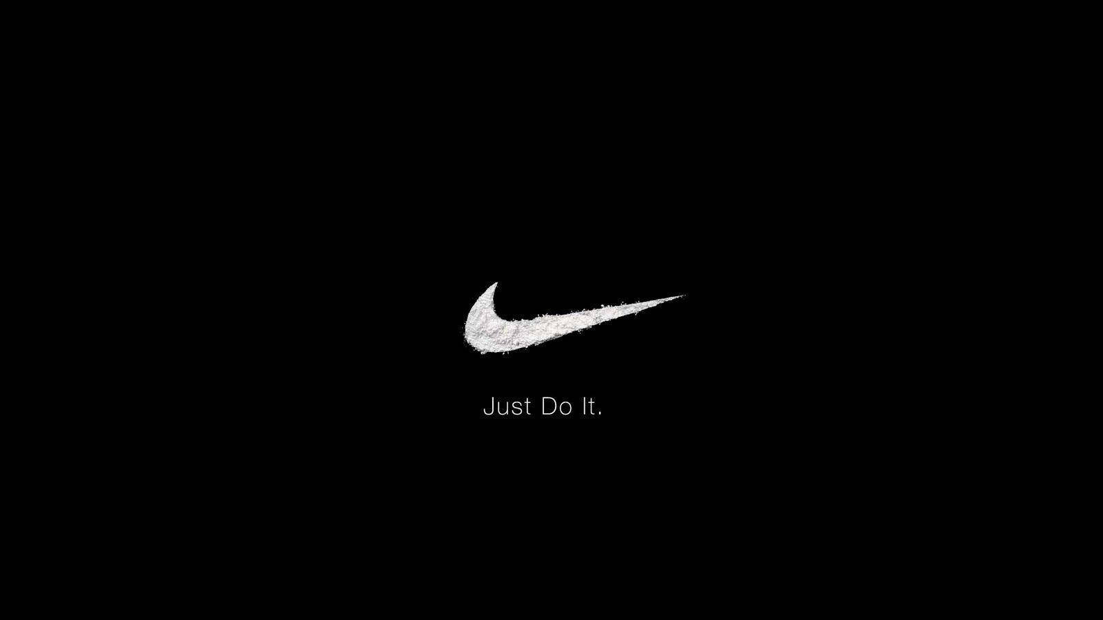 Крутой минималистичный логотип Nike Обои