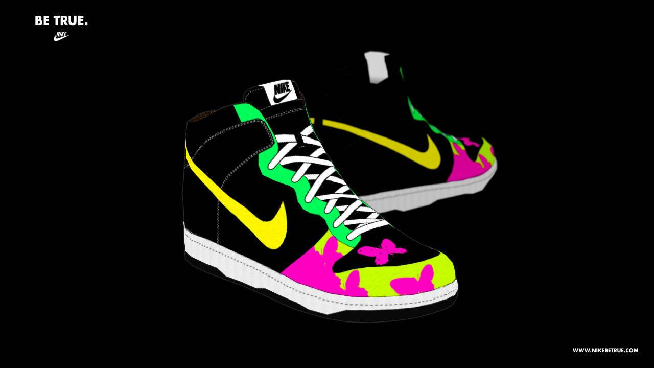 Крутые кроссовки Nike арт Обои