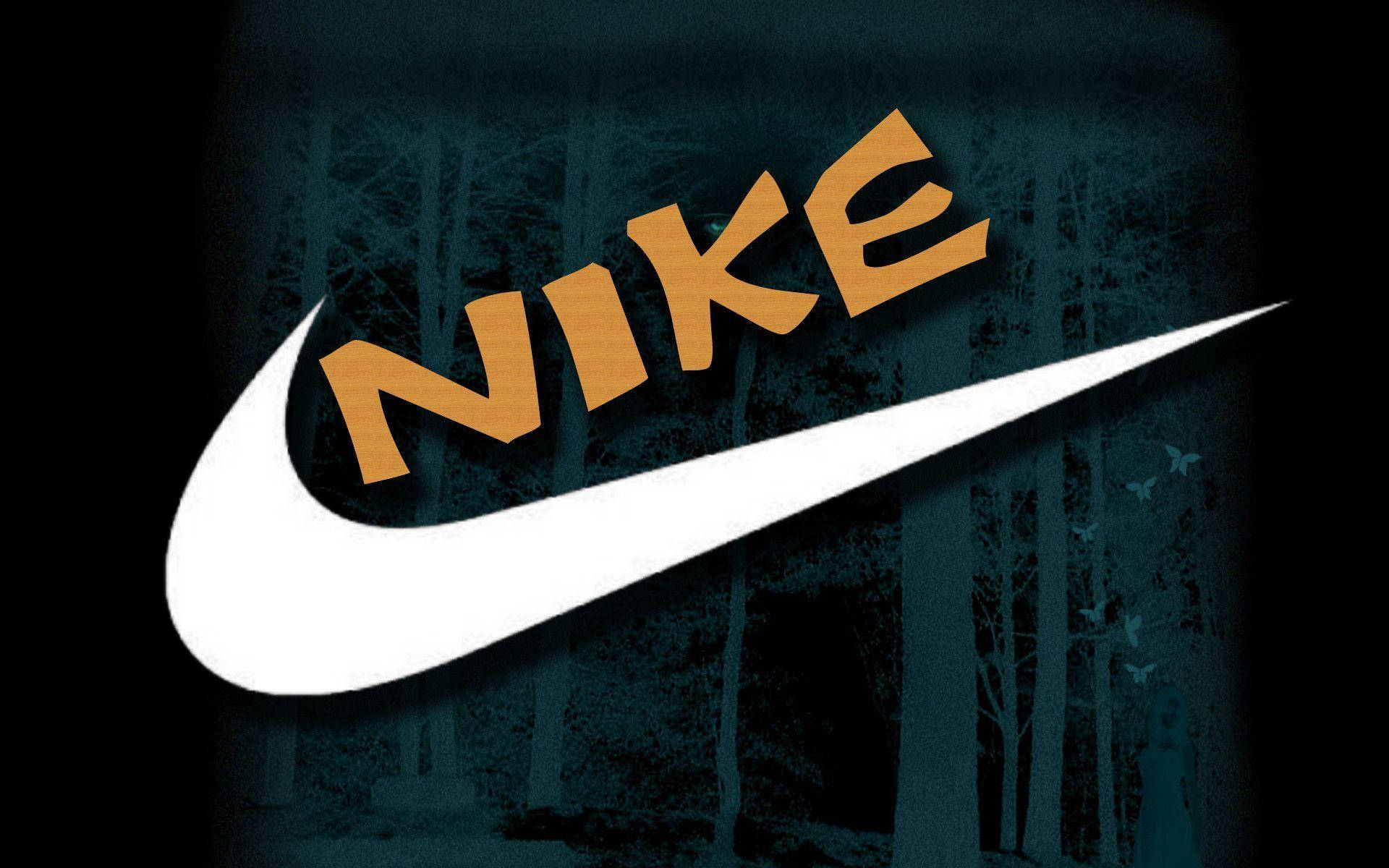 Крутая белая галочка Nike Обои