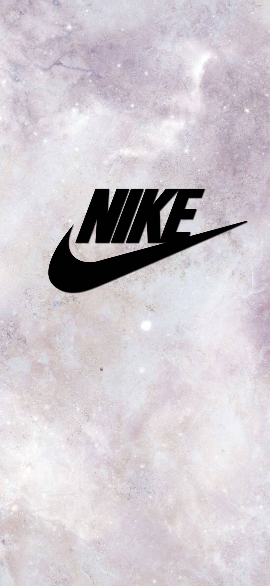 Nike Girl логотип на поверхности луны Обои