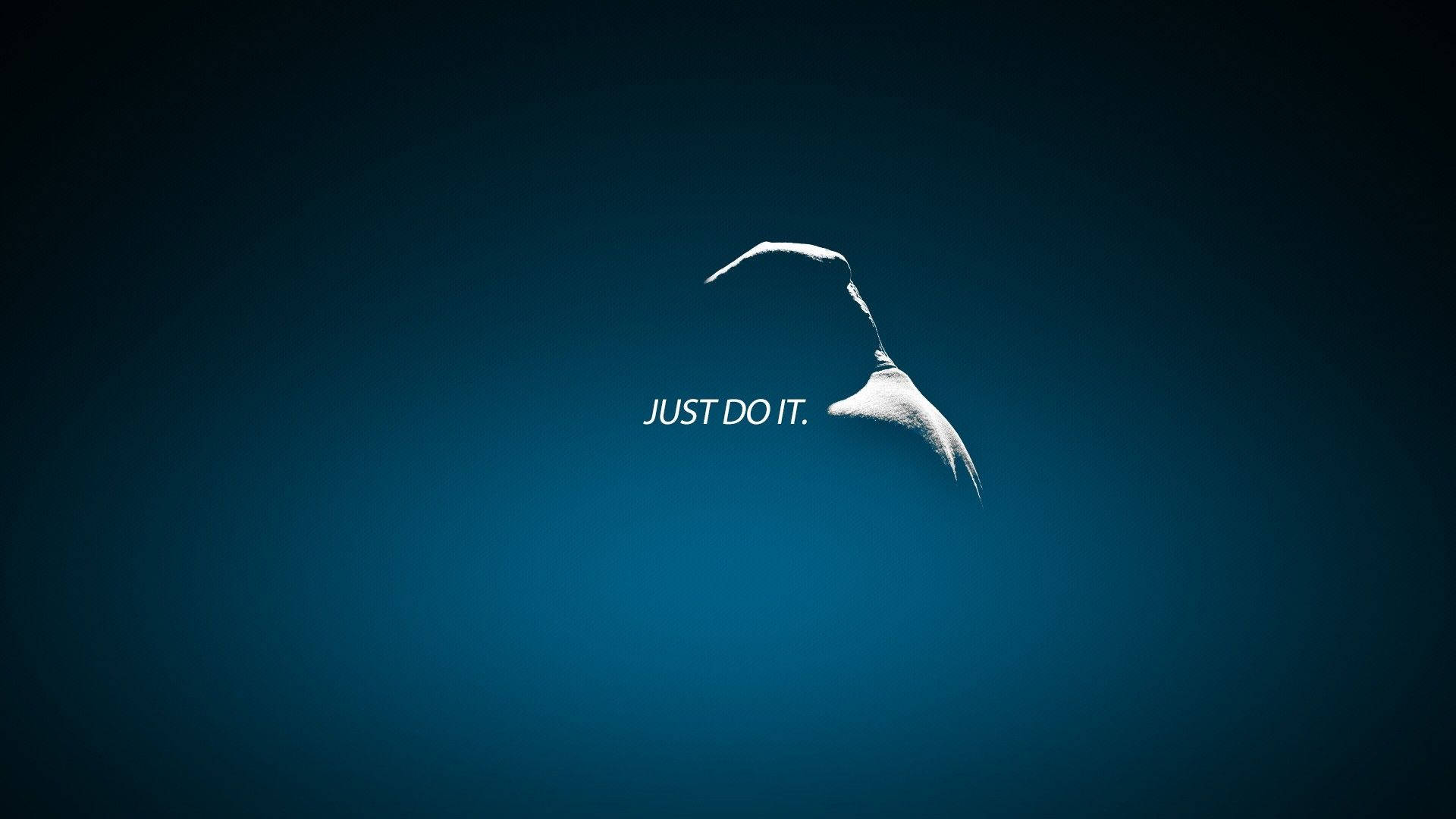 Крутой минималистичный Nike Just Do It Обои