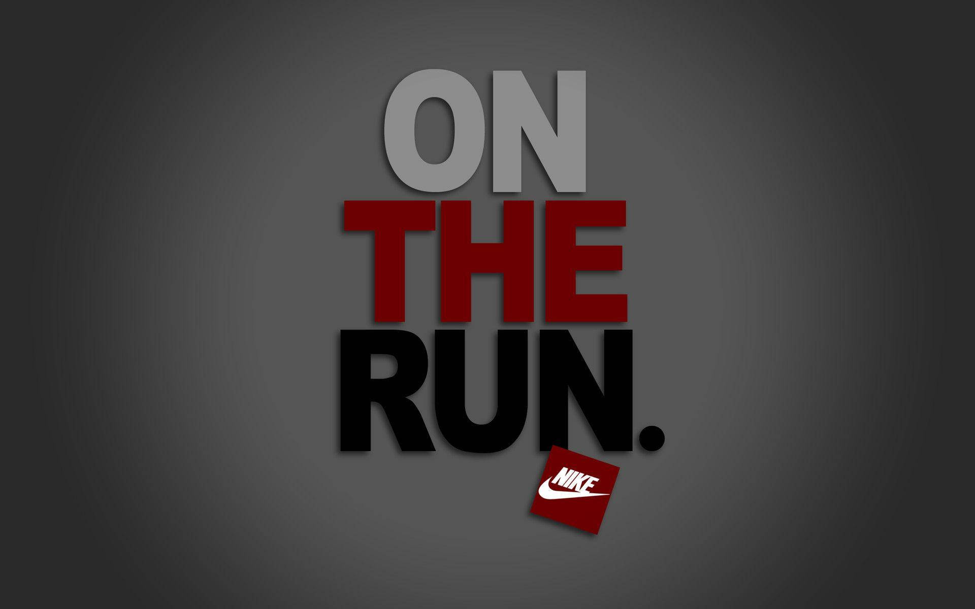 Крутой Nike On The Run Обои