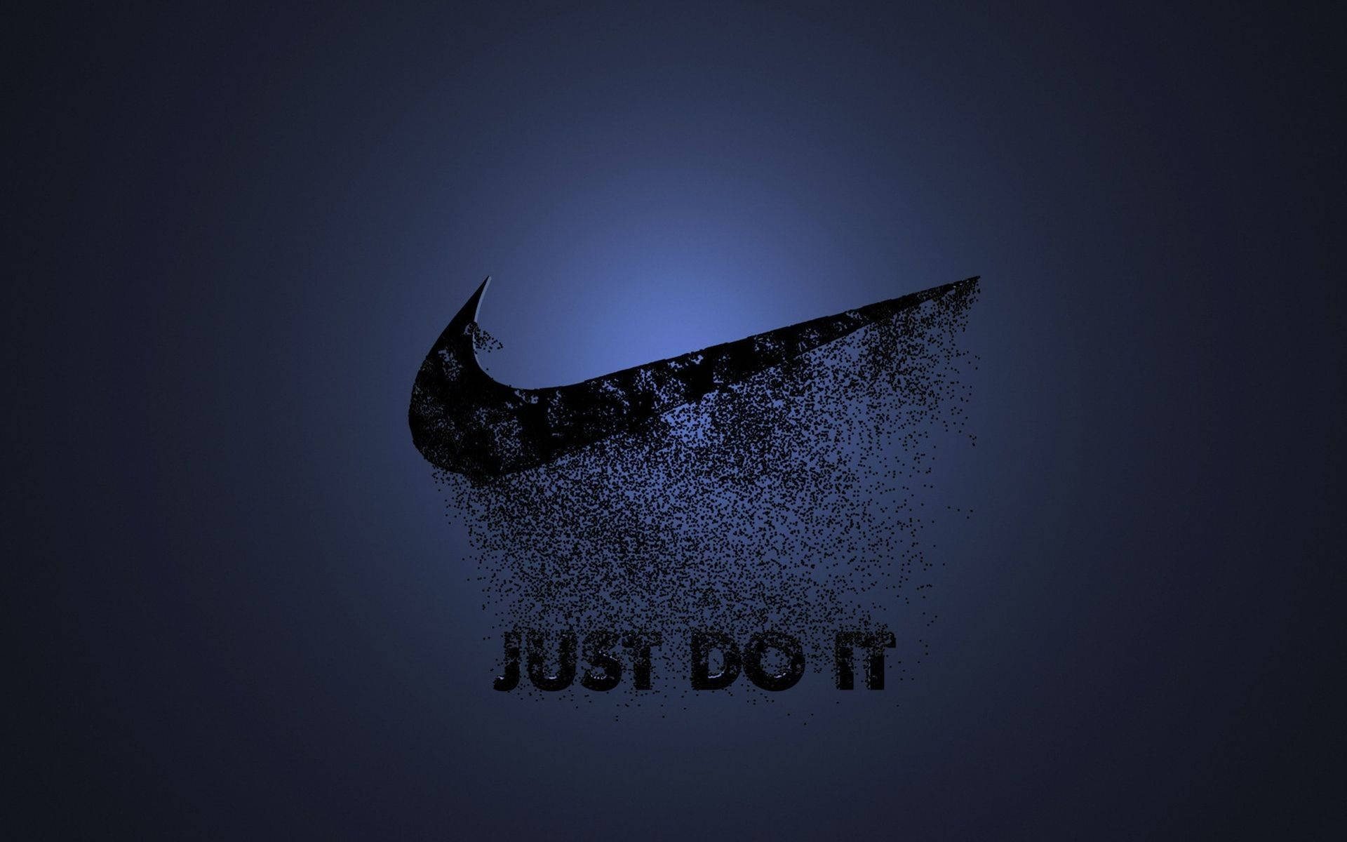 Крутой исчезающий логотип Nike Swoosh Обои