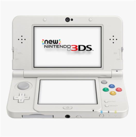 Новая Nintendo 3DS белая открытая Обои