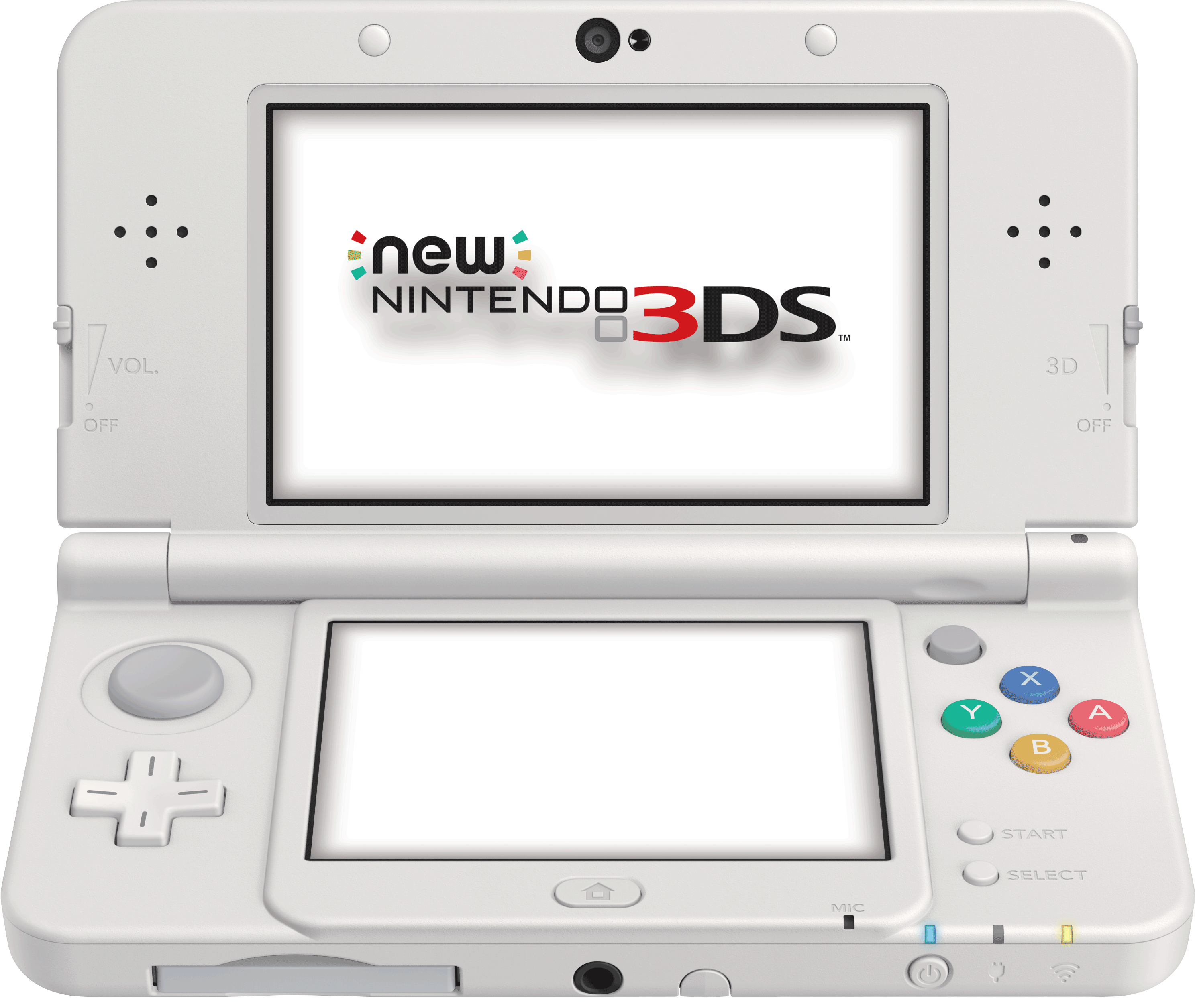 Новая Nintendo 3DS белая открытая Обои
