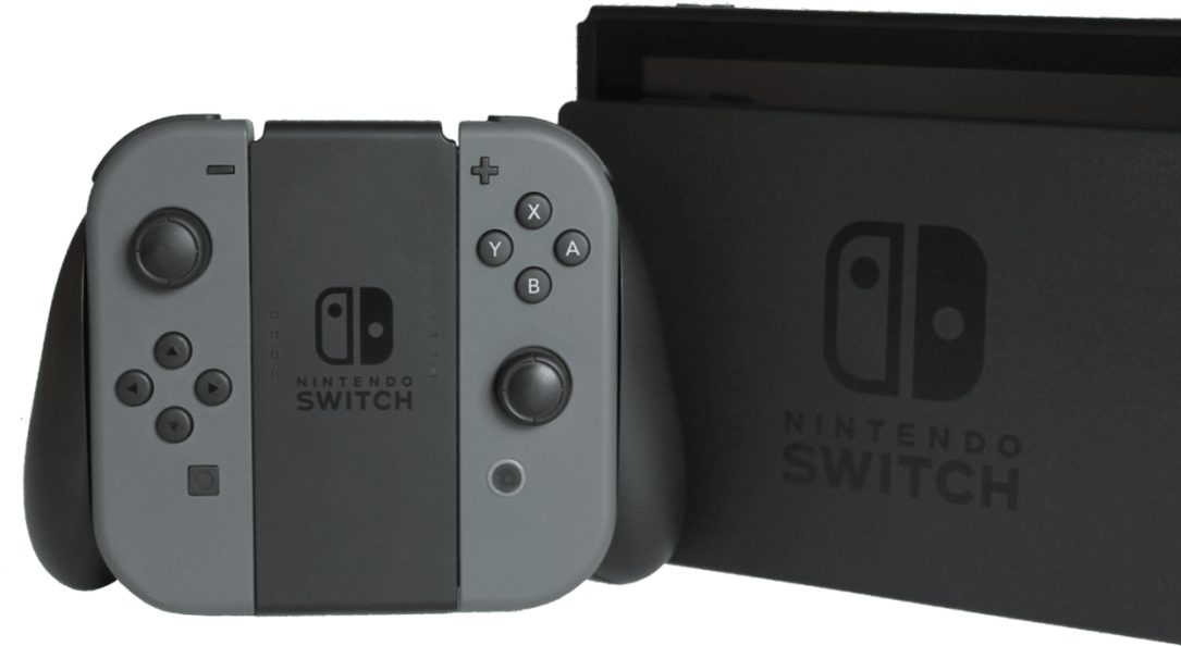 Консоль Nintendo Switch и контроллеры Обои
