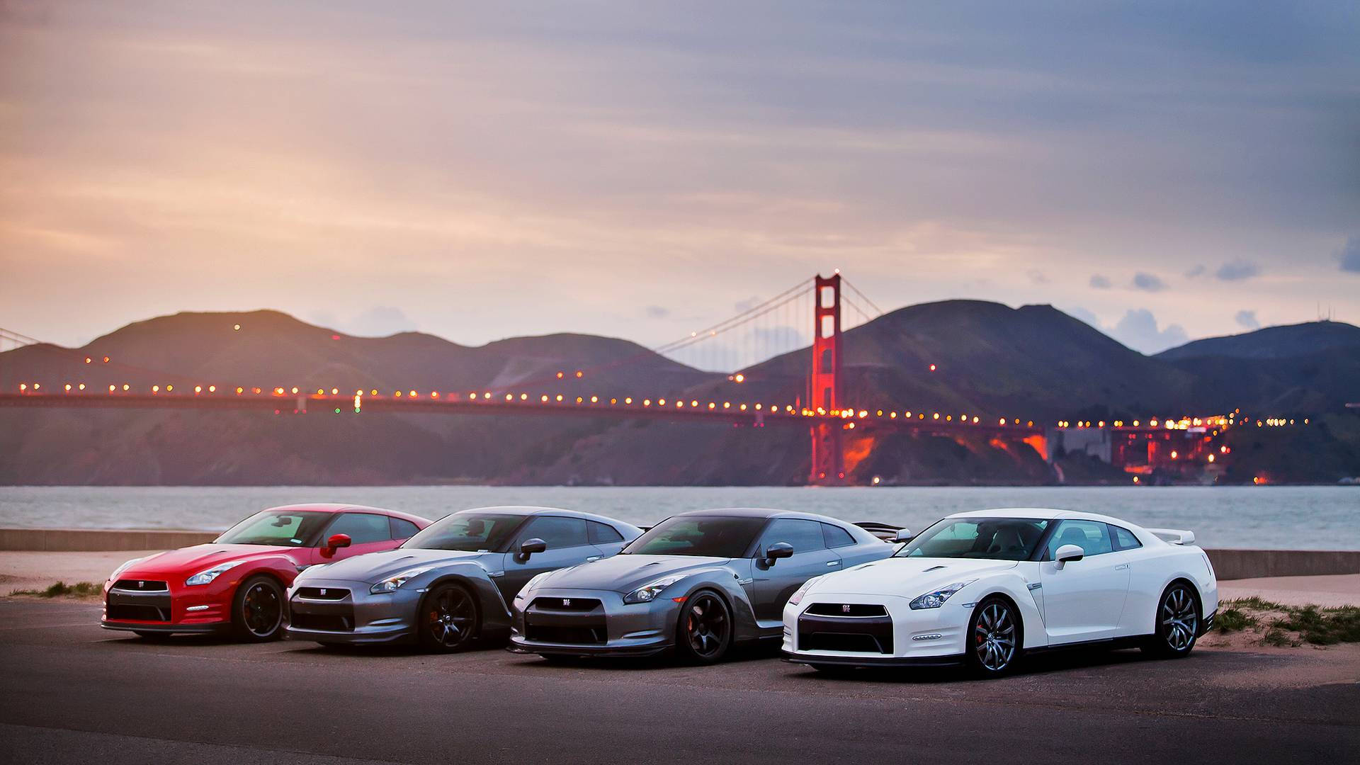 Nissan GTR у моря