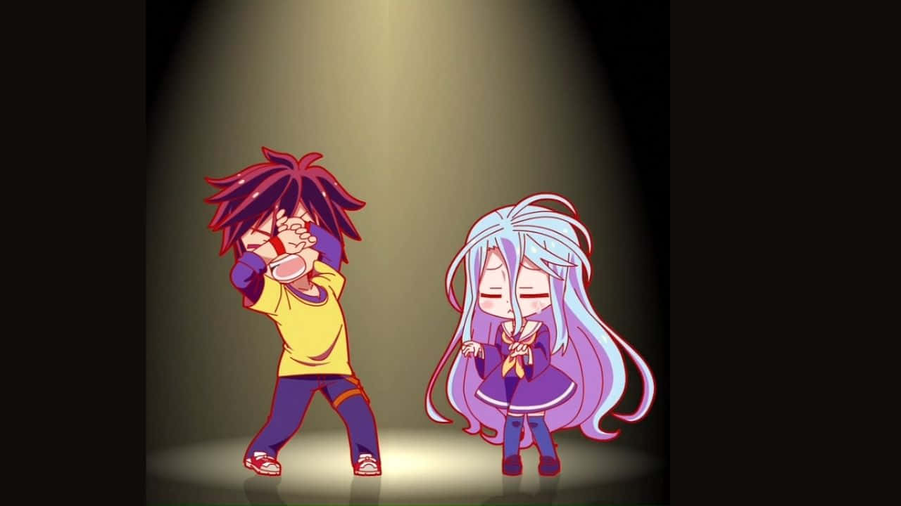 Аниме «No Game No Life»: брат и сестра на картинке Обои