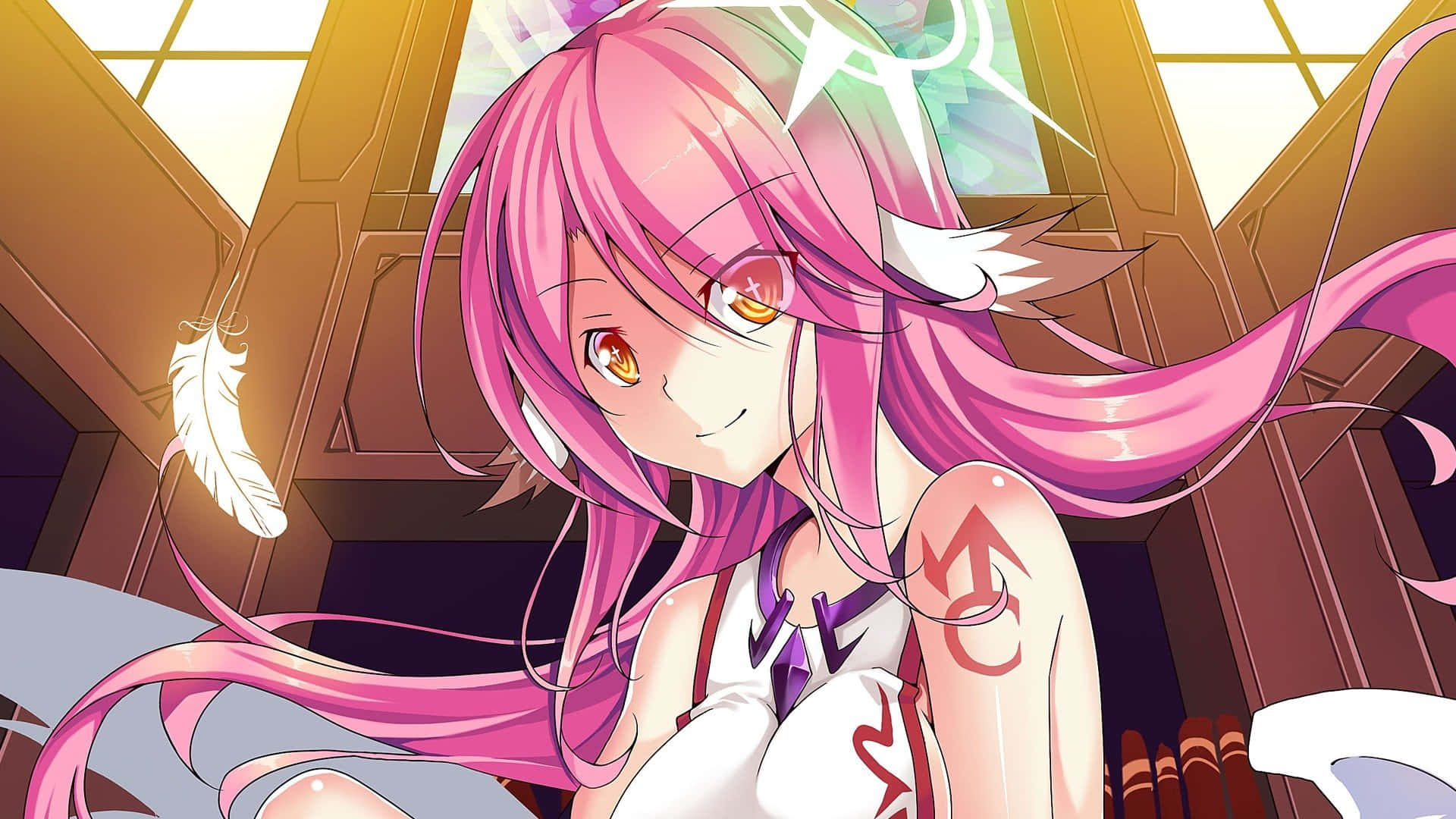 Погрузитесь в мир игр с No Game No Life Обои