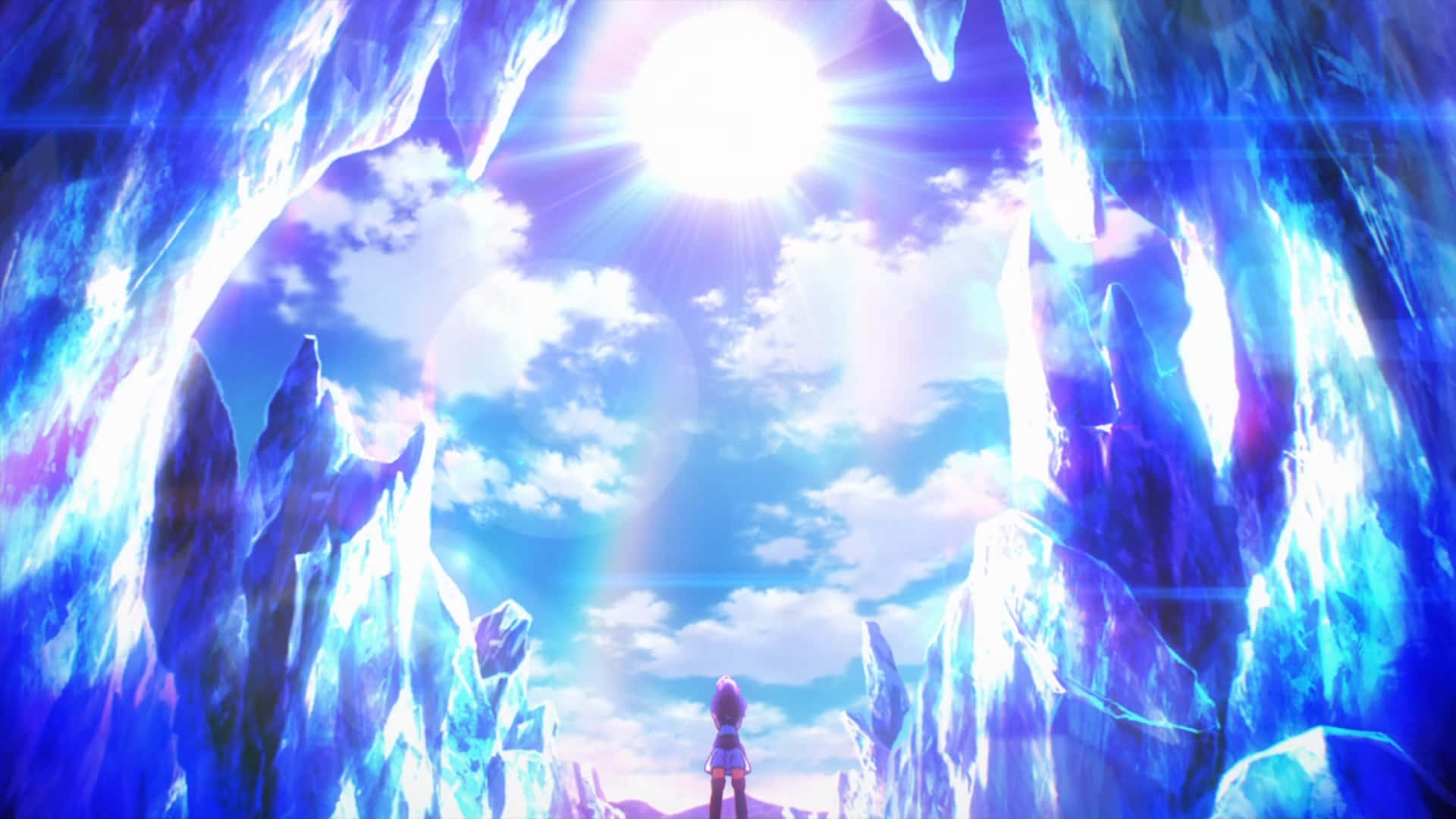 No Game No Life яркая солнечная картинка Обои