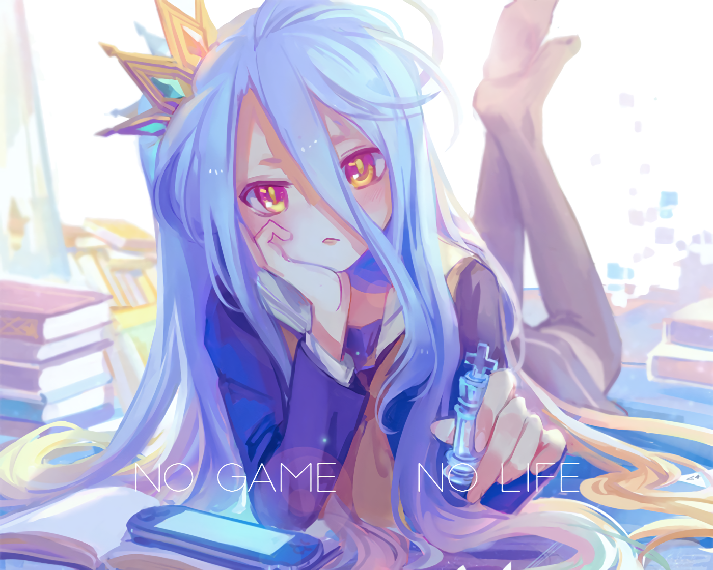 Брат и сестра вундеркинды покоряют виртуальный мир - No Game No Life Обои