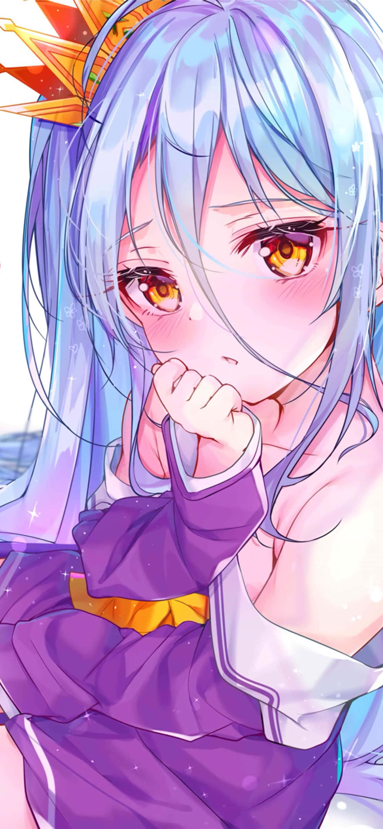 No Game No Life Широ арт картинка Обои