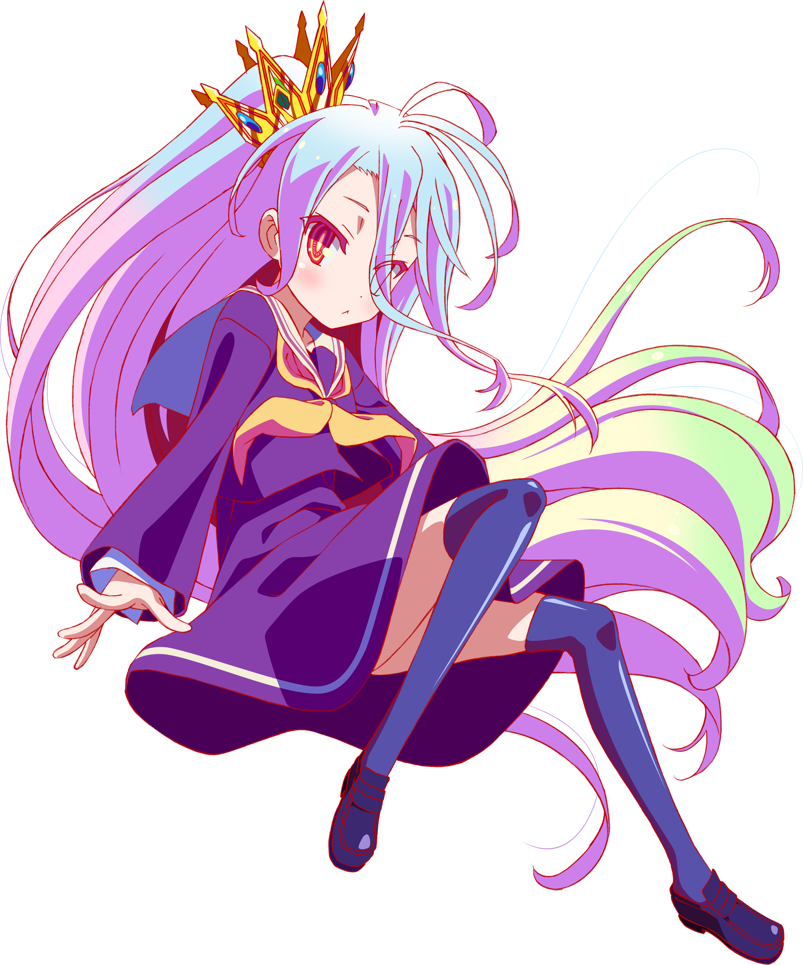 Представляем No Game No Life; игра для всех Обои