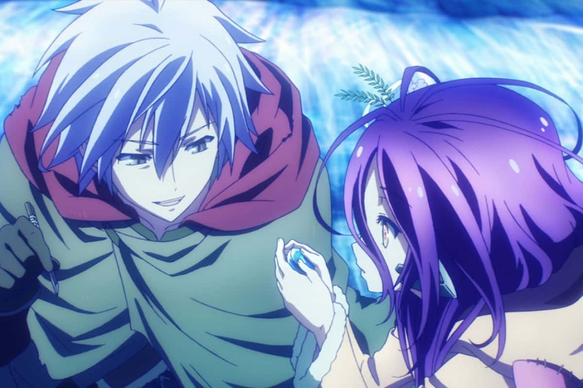 Рику и Куронн из No Game No Life Обои
