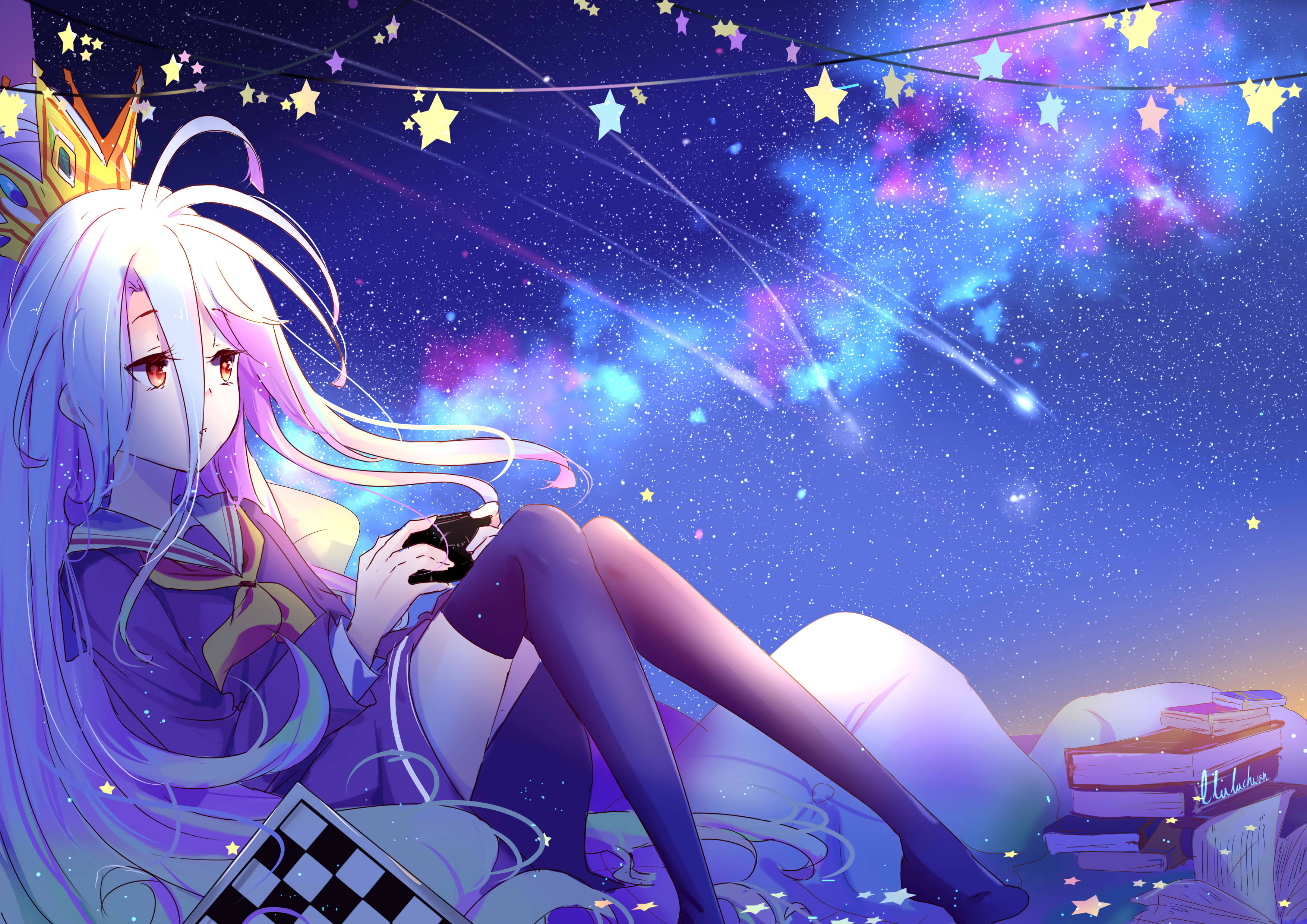 Персонажи аниме No Game No Life Обои