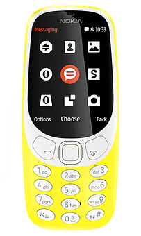 Классическая желтая модель Nokia Обои