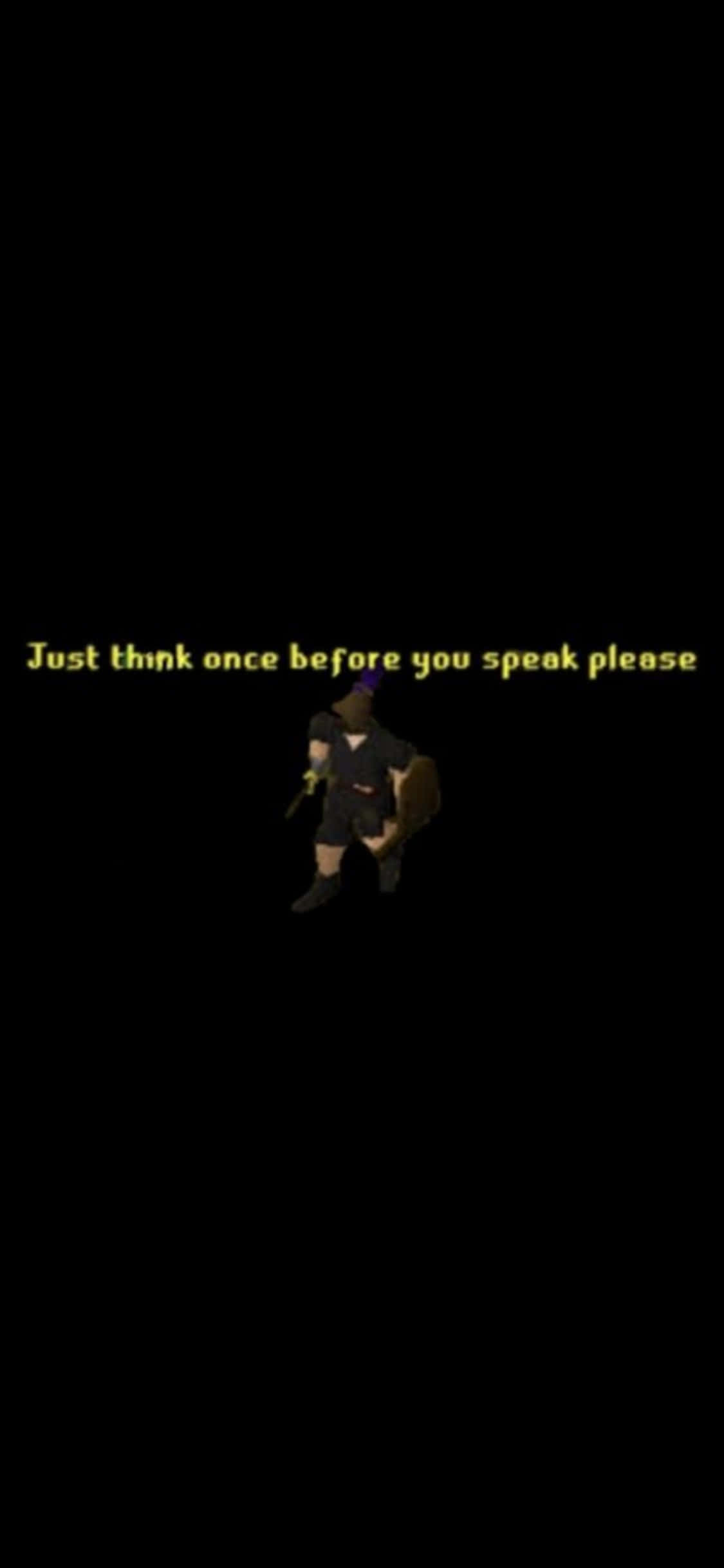 NPC в фоне iPhone X Runescape Oldschool Обои