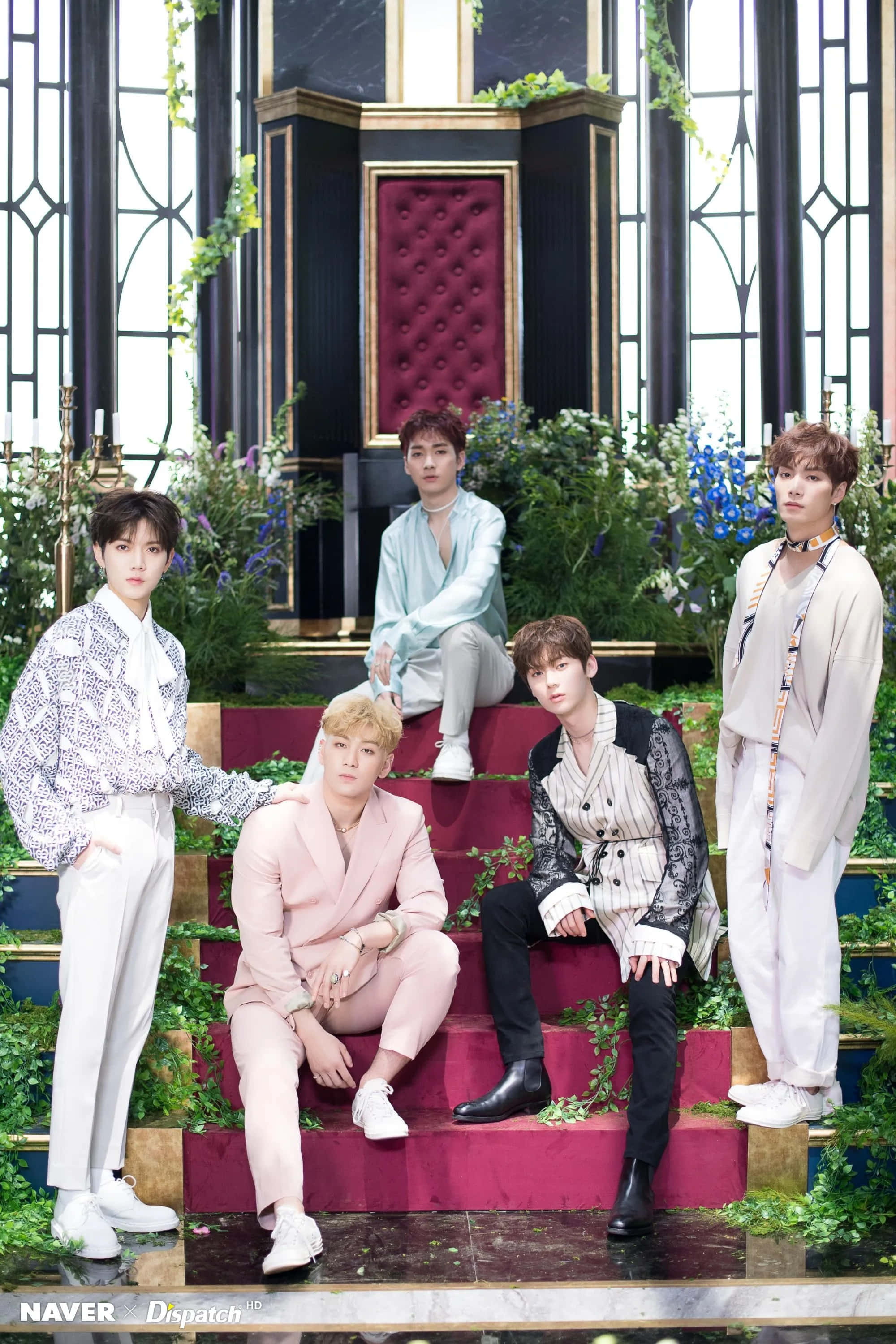 Nuest Kpop Бойз-бэнд Классика Обои