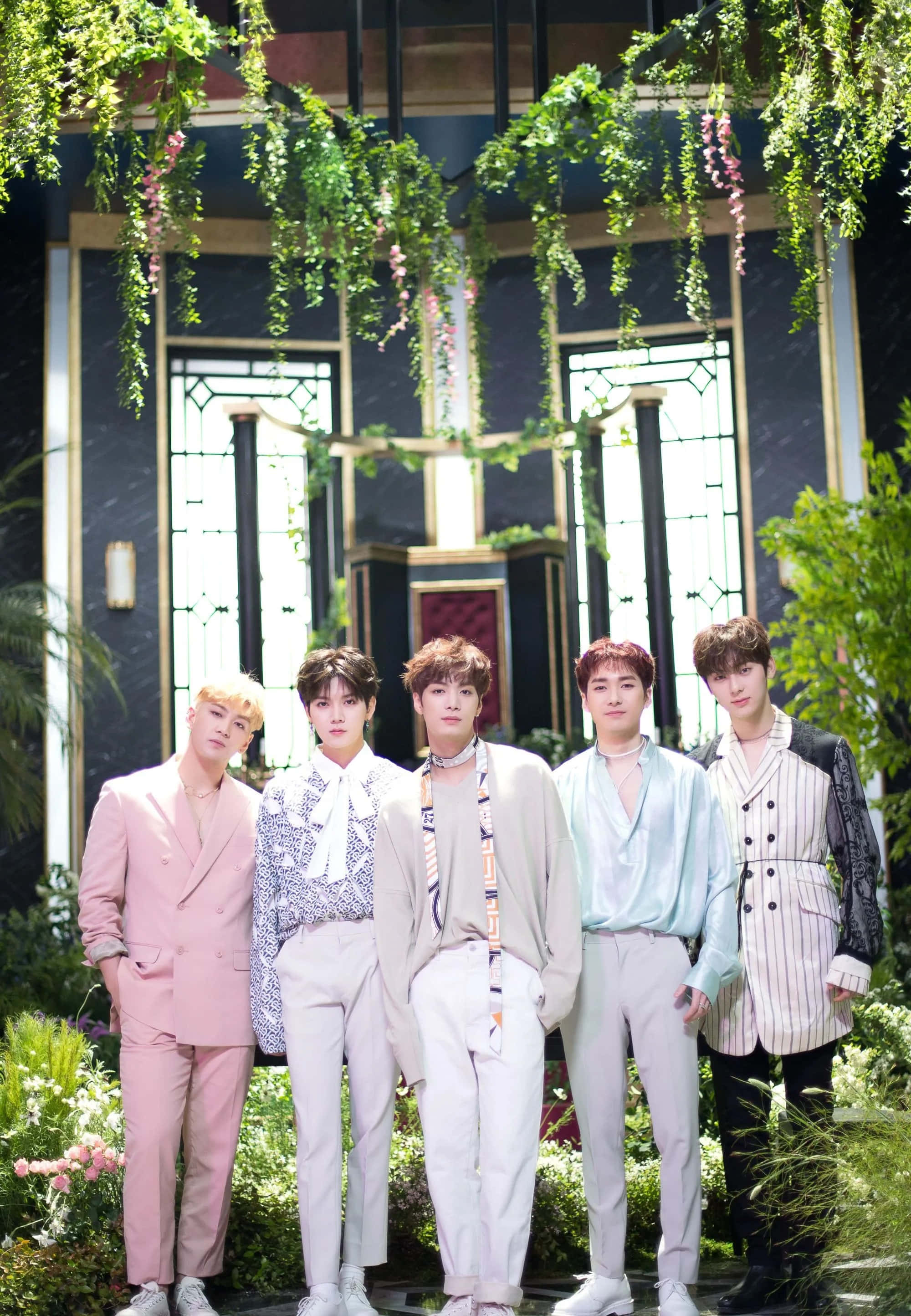 Сад Nuest Kpop Boy Group Обои