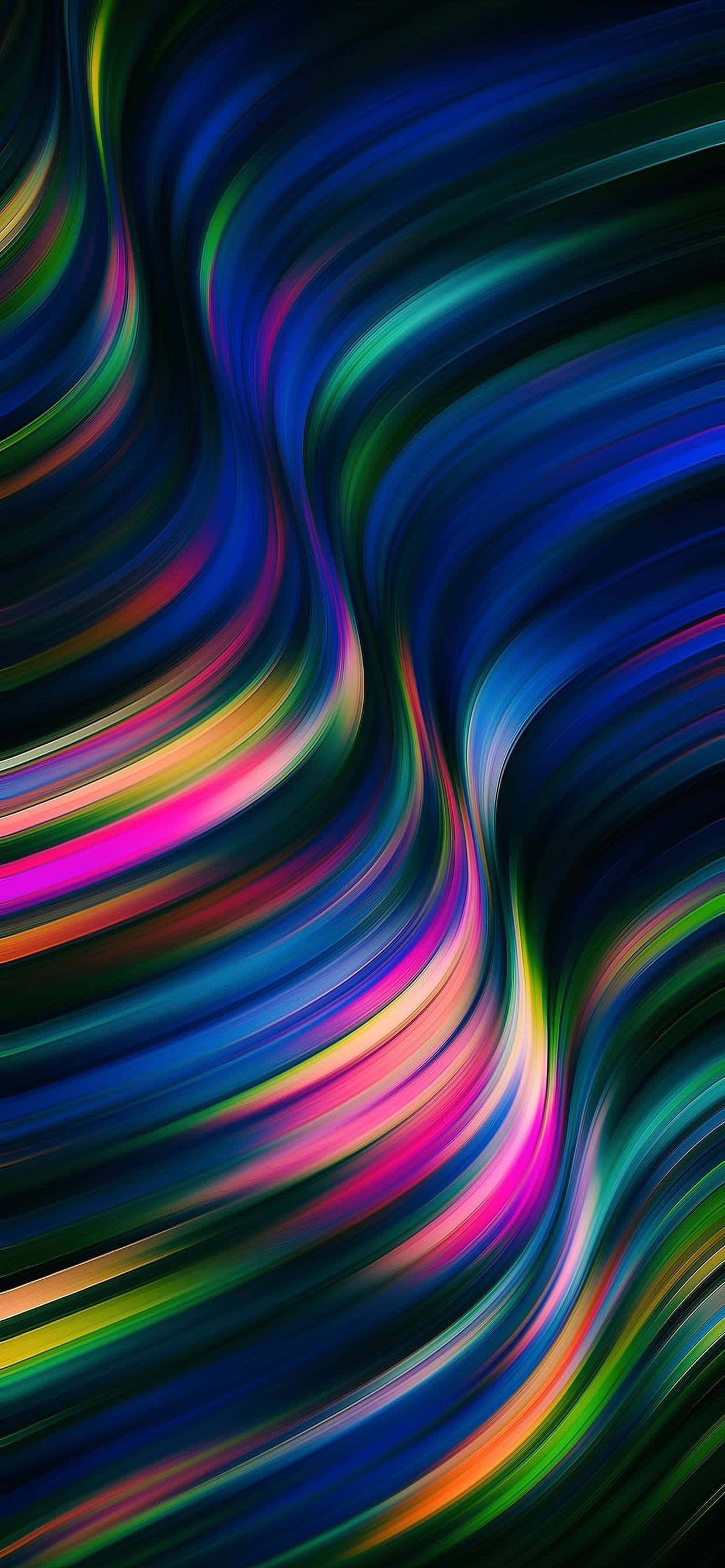 Динамичный и яркий цветной OLED Обои