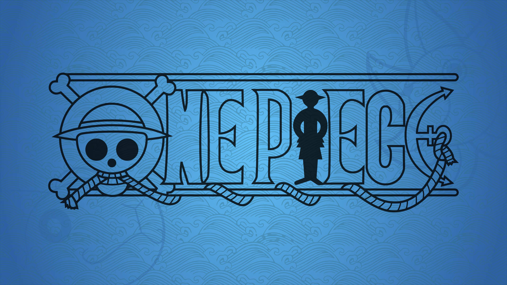 Логотип One Piece 4K Обои