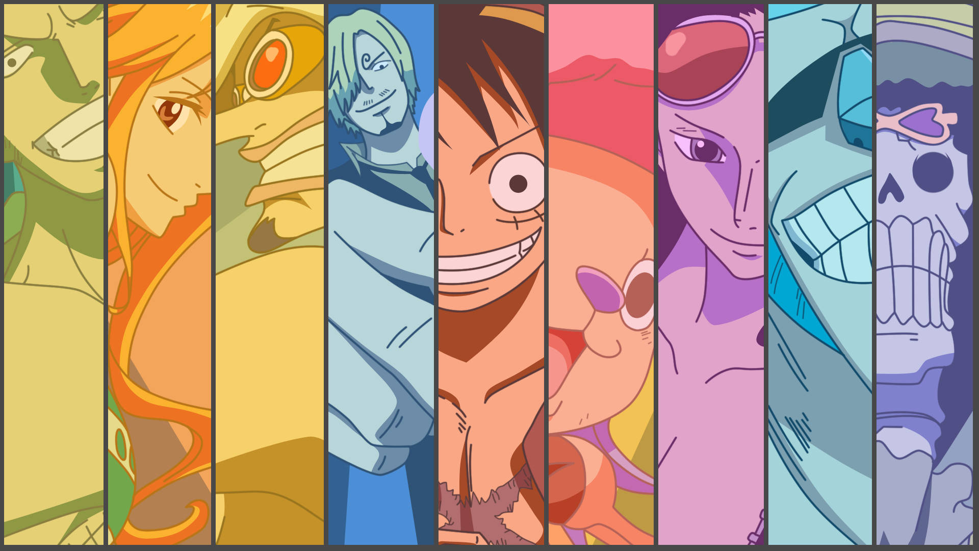 One Piece 4K Пастель Обои