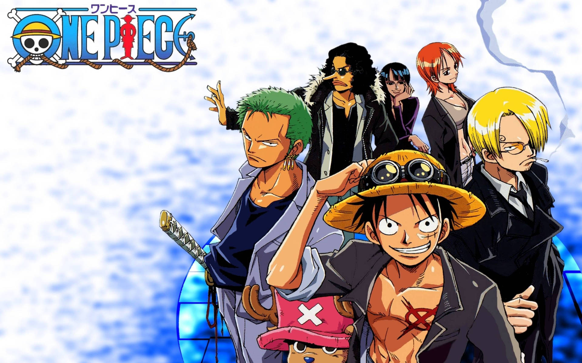 One Piece 4K аниме логотип Обои